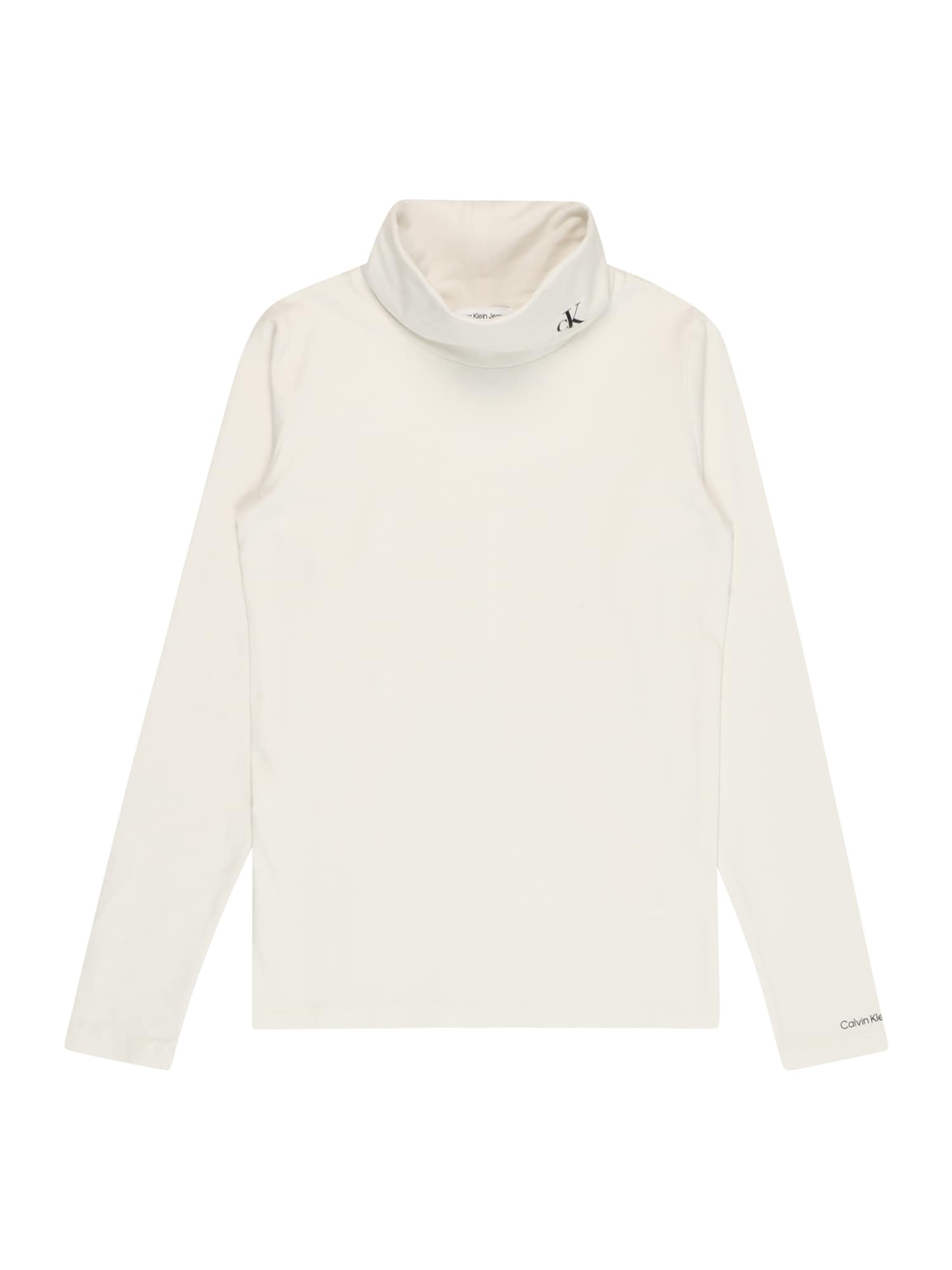 Calvin Klein Jeans Majica  slonovina / črna