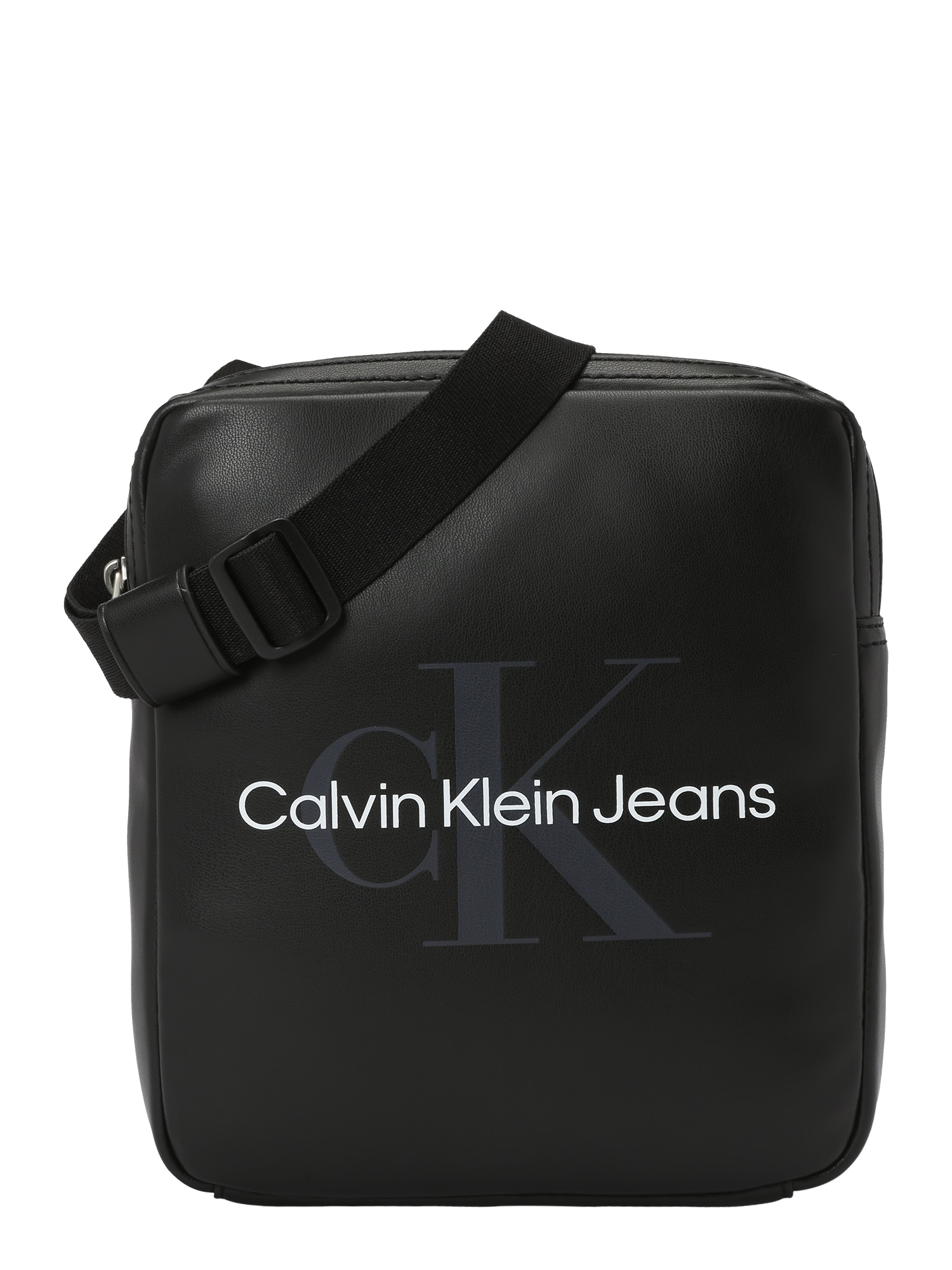 Calvin Klein Jeans Torba za čez ramo  dimno-siva / črna / bela