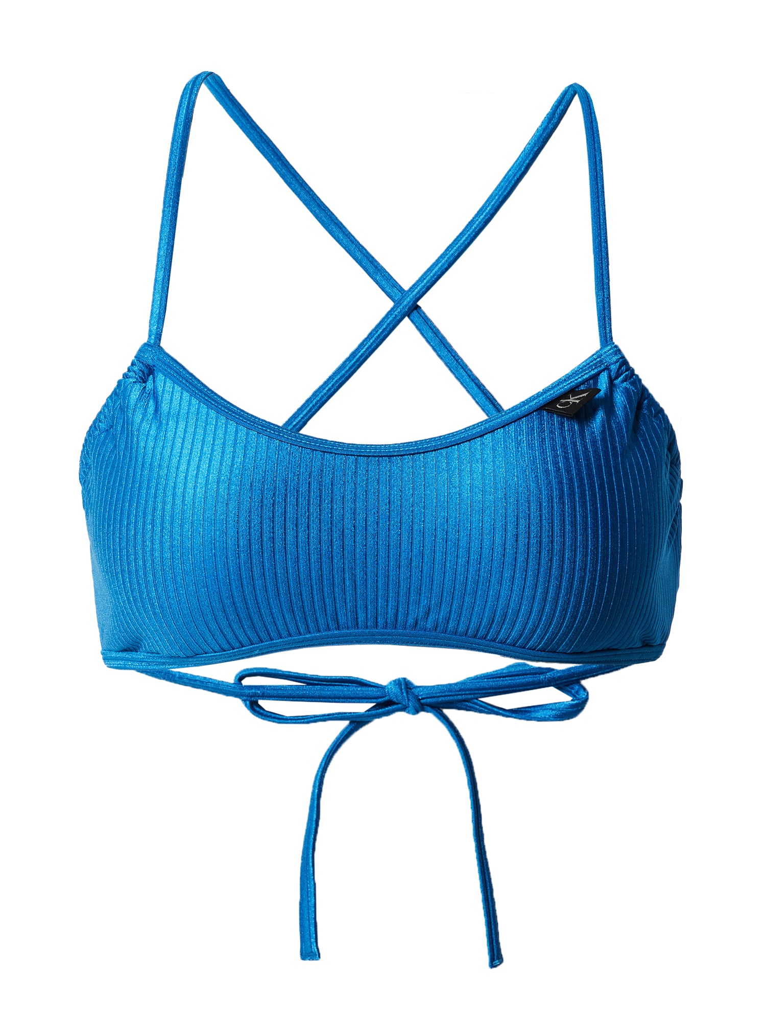 Calvin Klein Swimwear Bikini zgornji del  modra