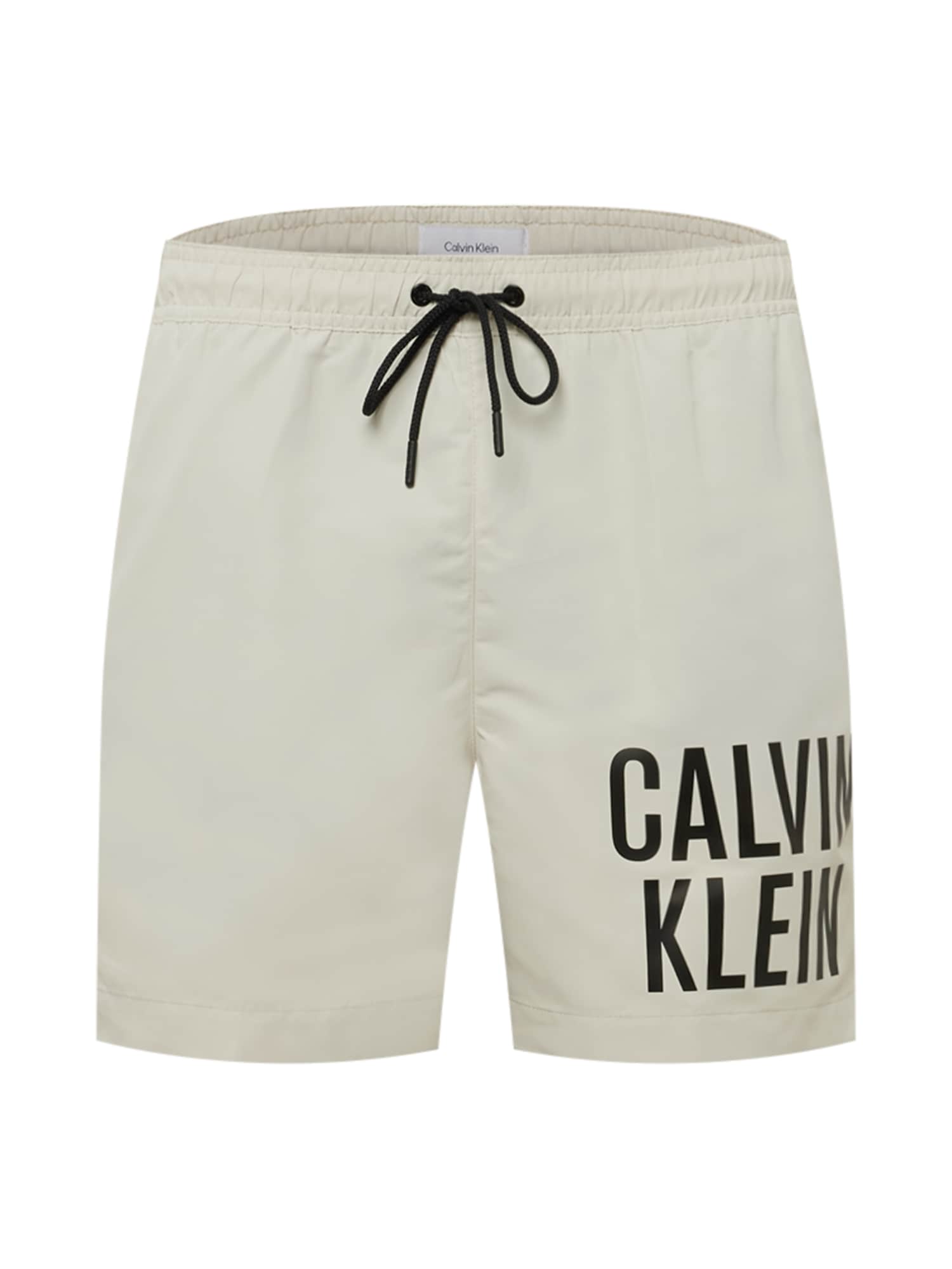 Calvin Klein Swimwear Kratke kopalne hlače  greige / črna