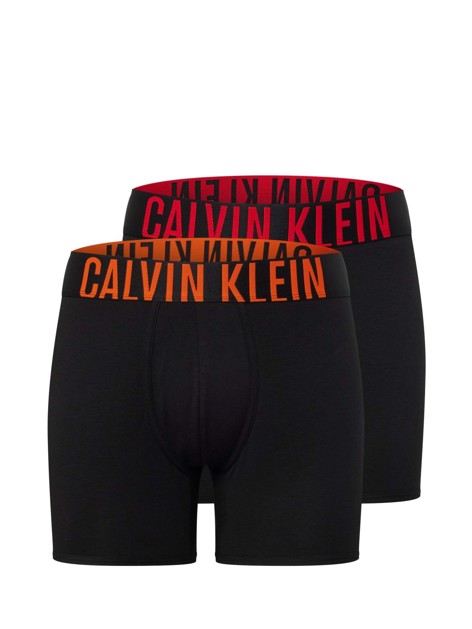 Calvin Klein Underwear Boksarice  oranžna / rdeča / črna