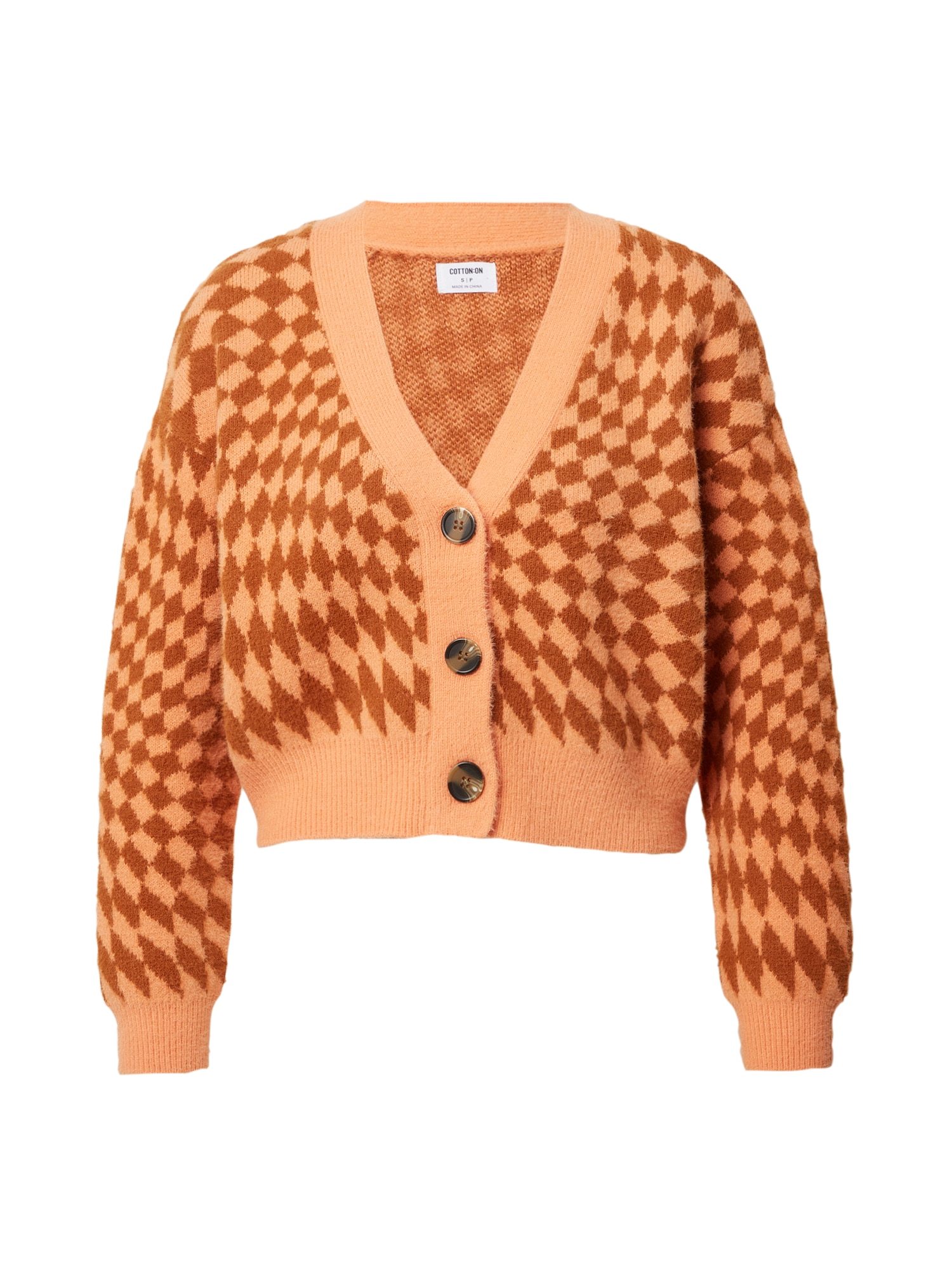 Cotton On Pletena jopa  jastog / svetlo oranžna