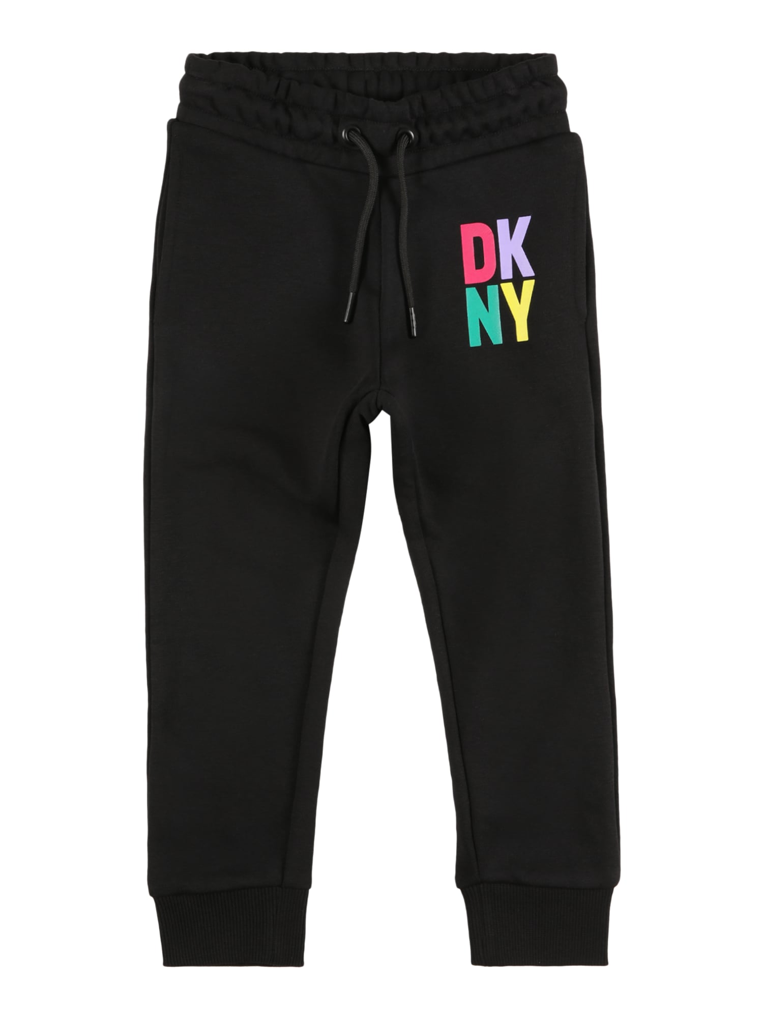 DKNY Hlače  rumena / svetlo lila / roza / črna