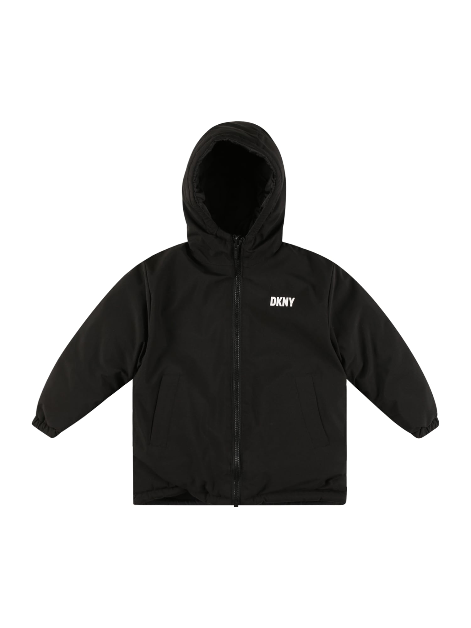 DKNY Prehodna jakna  črna / bela