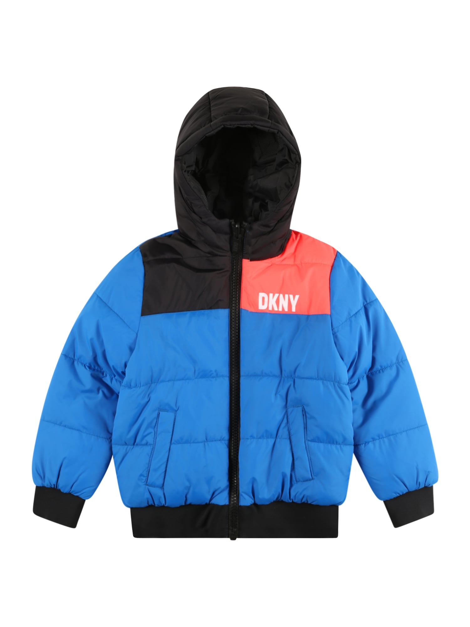 DKNY Prehodna jakna  nebeško modra / losos / črna / bela