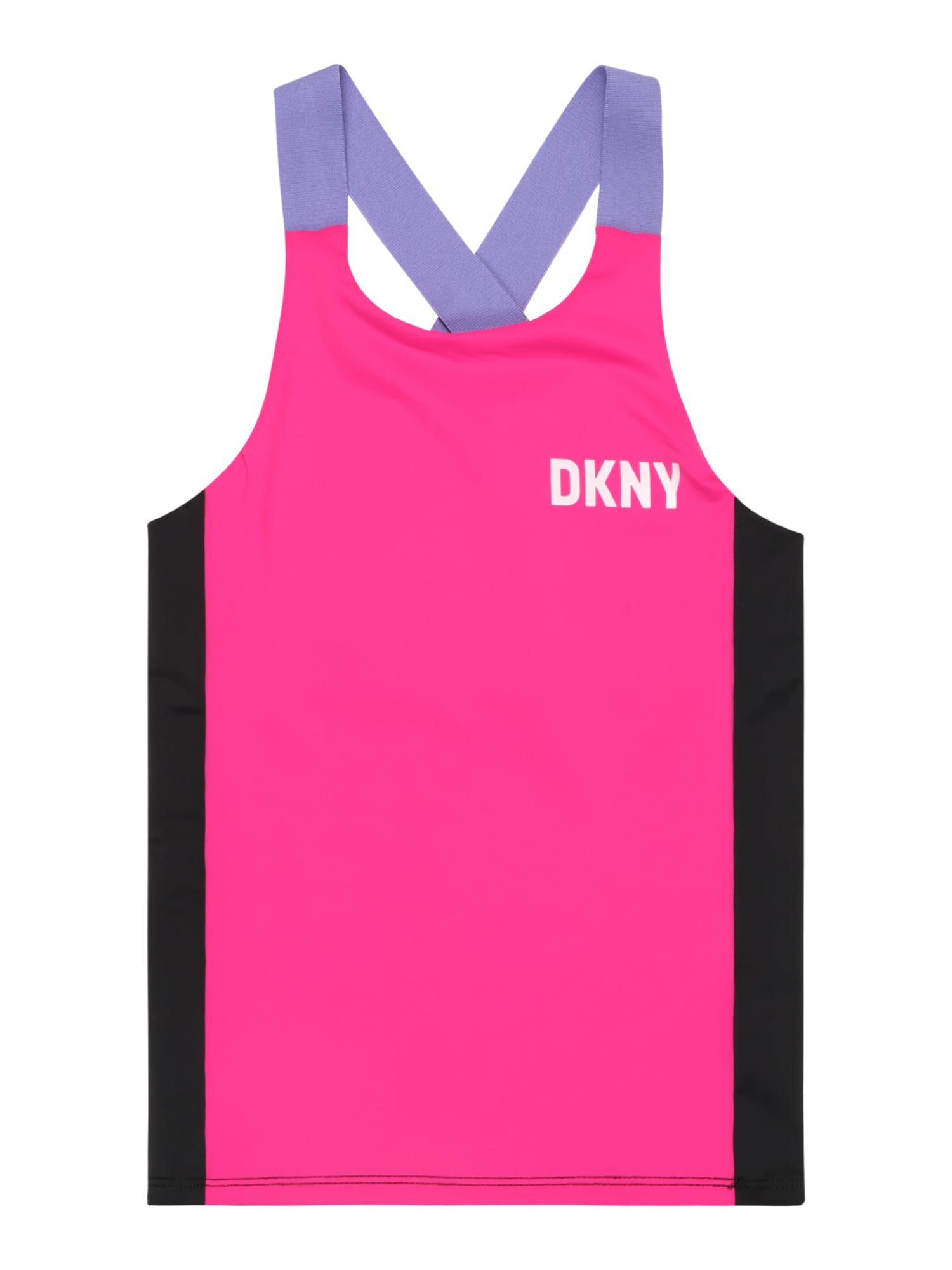 DKNY Top  svetlo lila / roza / črna / bela