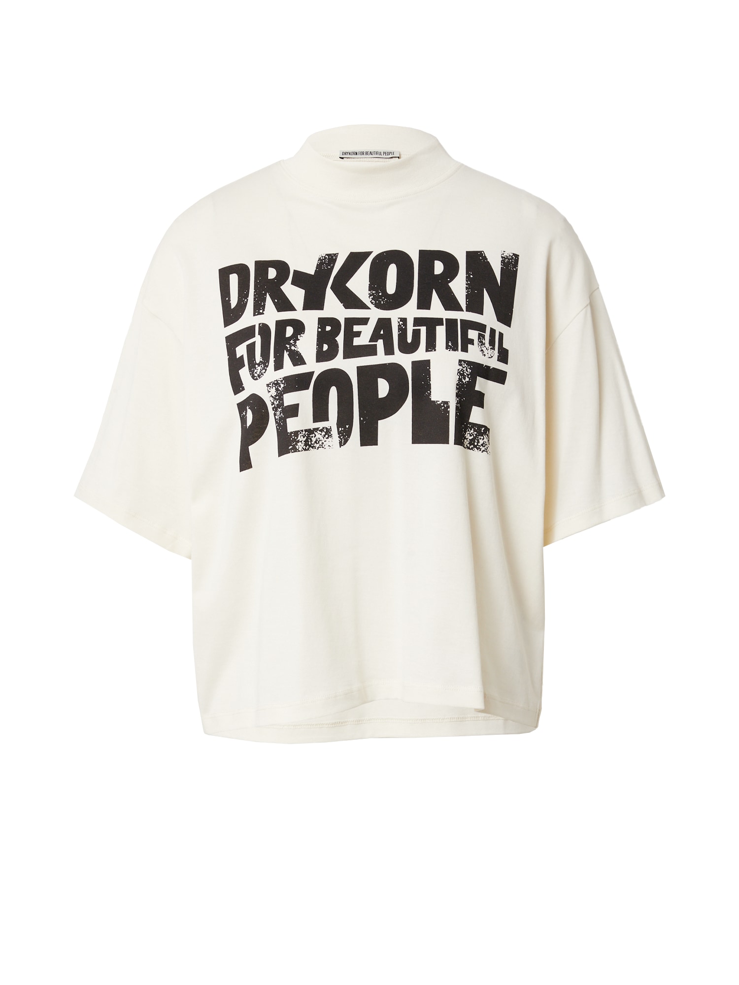 DRYKORN Majica 'KHARA'  črna / bela