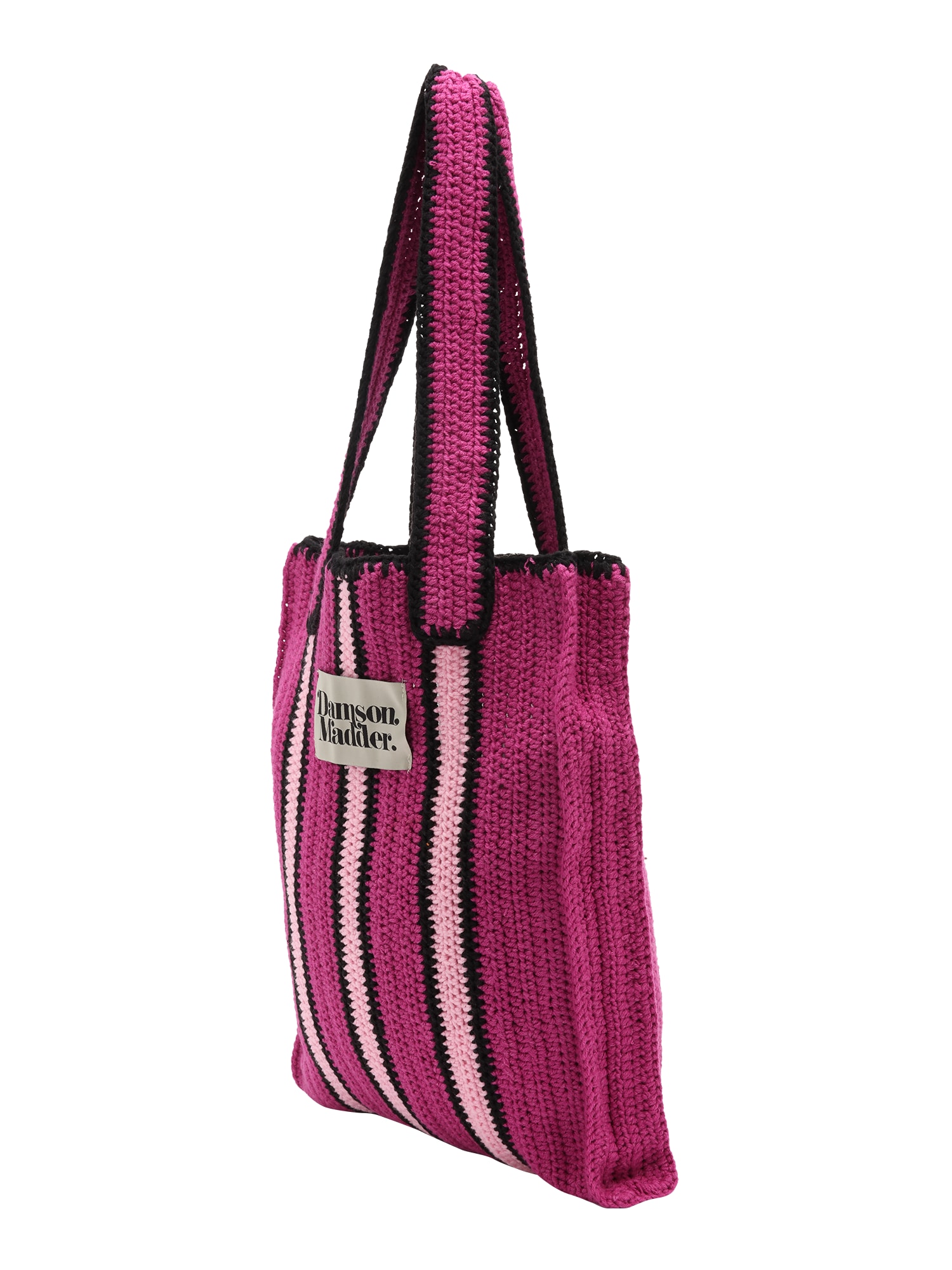 Damson Madder Nakupovalna torba  svetlo roza / rdeče vijolična / črna