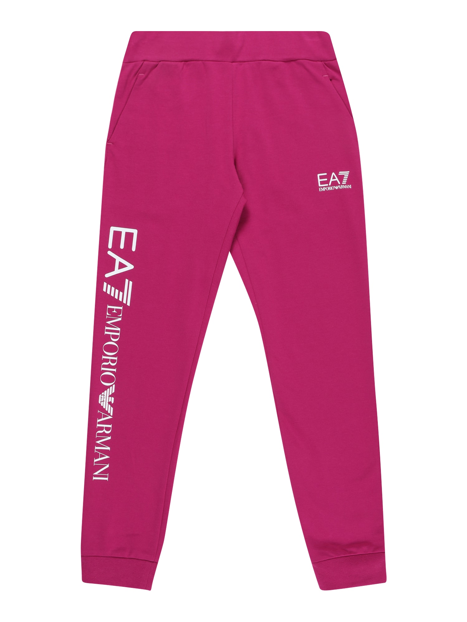 EA7 Emporio Armani Hlače  fuksija / bela