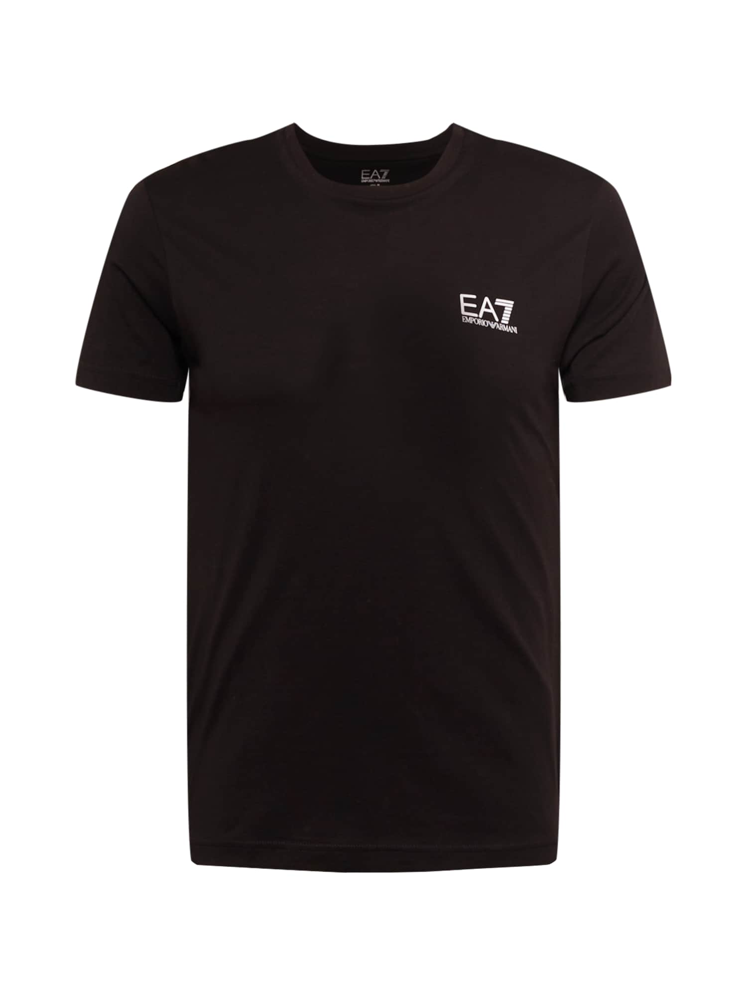 EA7 Emporio Armani Majica  črna / bela