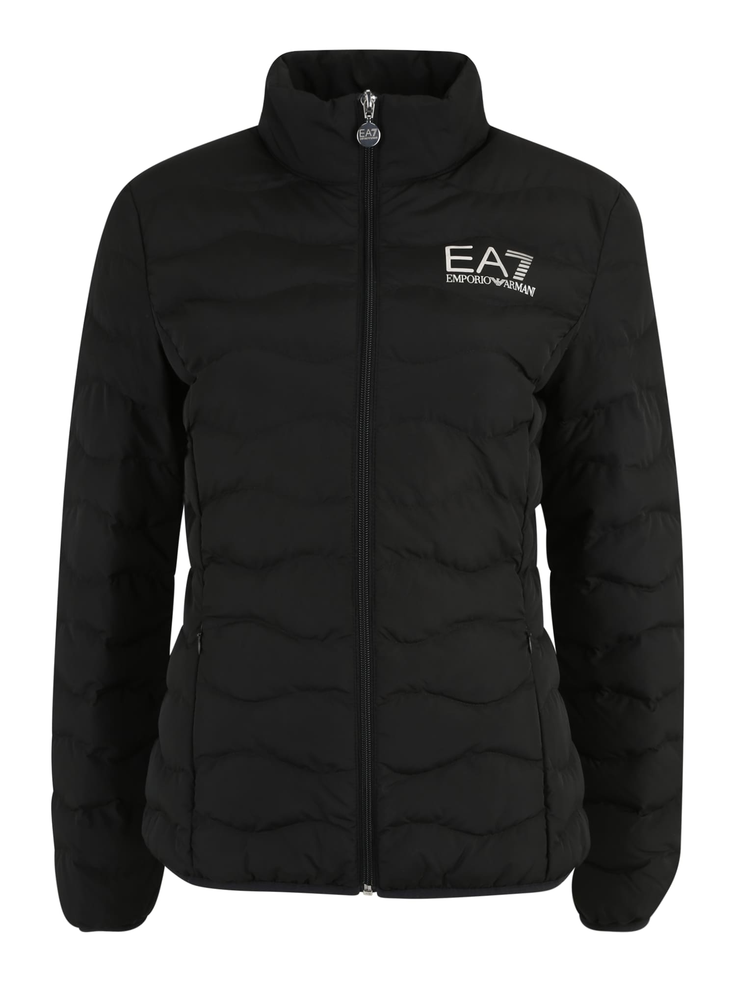 EA7 Emporio Armani Prehodna jakna  črna / bela