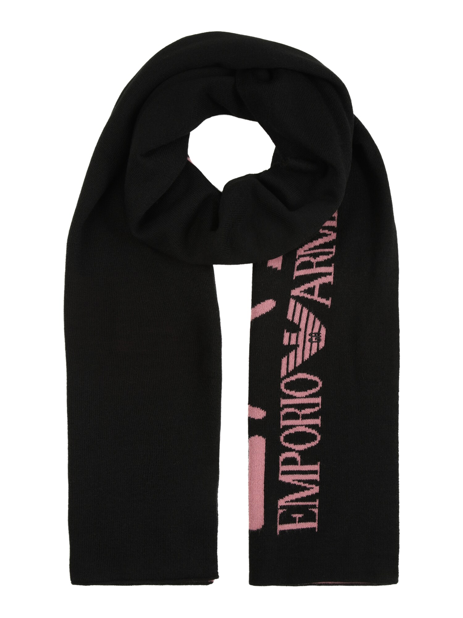 EA7 Emporio Armani Šal  staro roza / črna