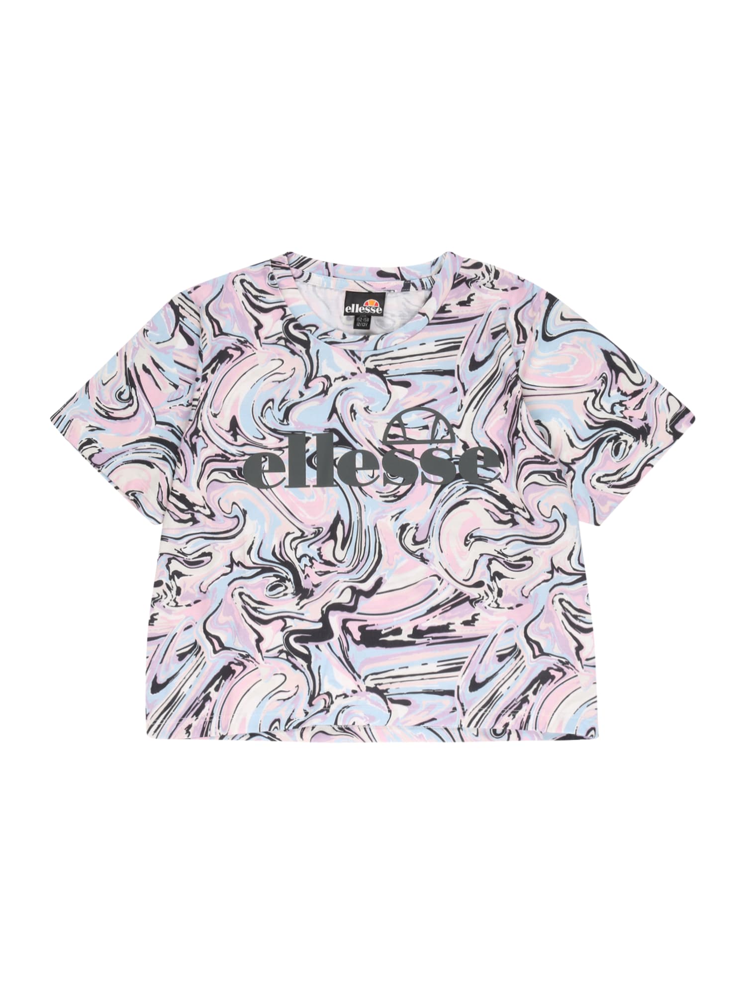 ELLESSE Majica 'Carraia'  svetlo modra / roza / črna / bela
