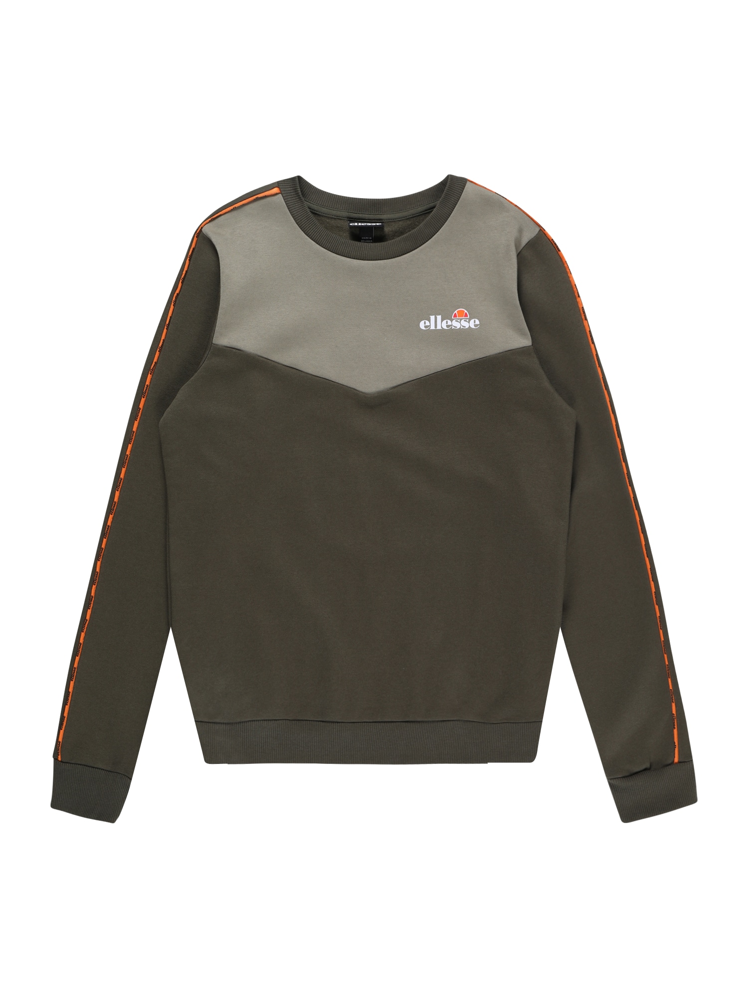 ELLESSE Majica 'Conal'  zelena / kaki / oranžna / bela