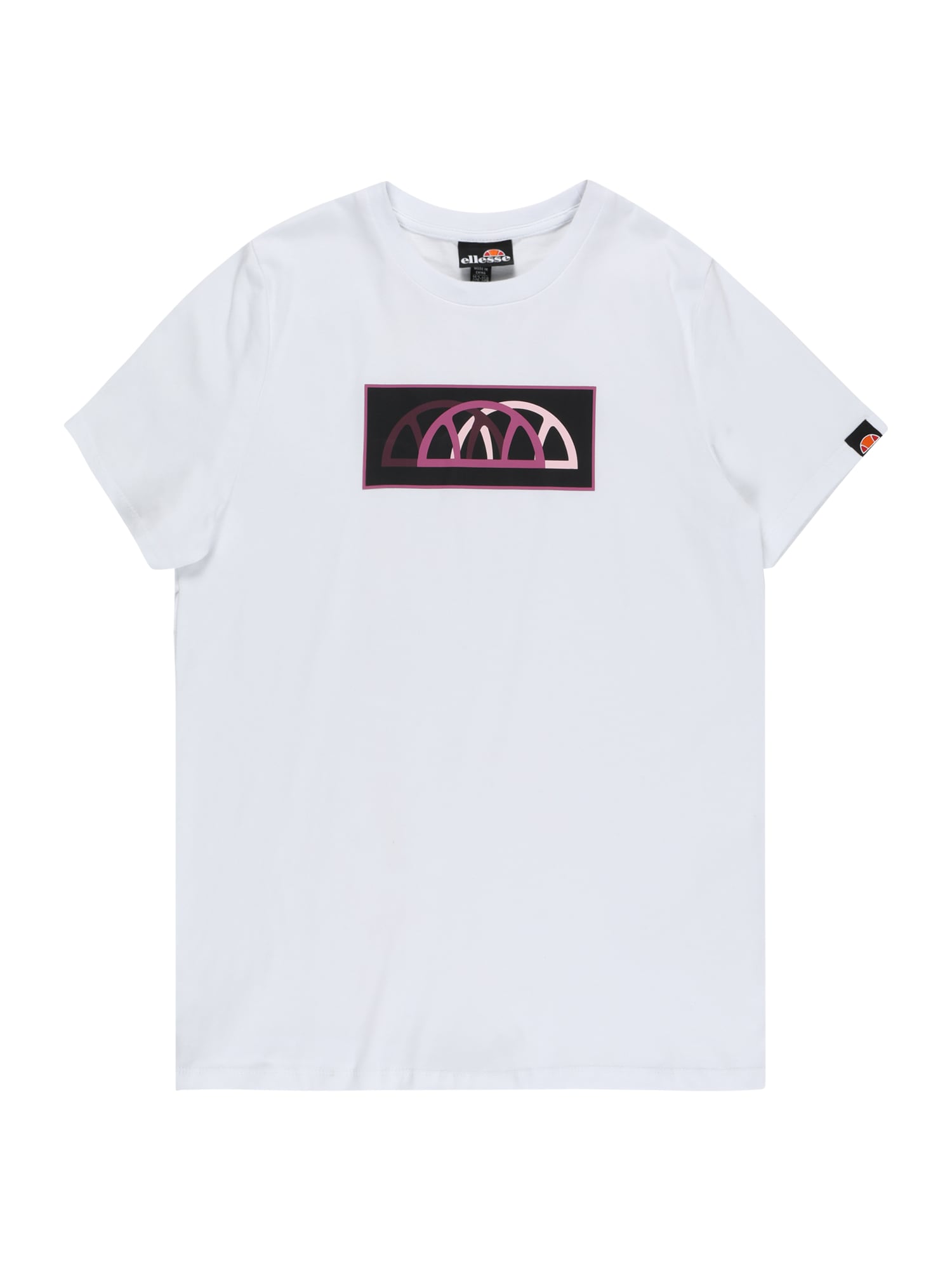 ELLESSE Majica 'Sodo'  roza / temno roza / črna / bela