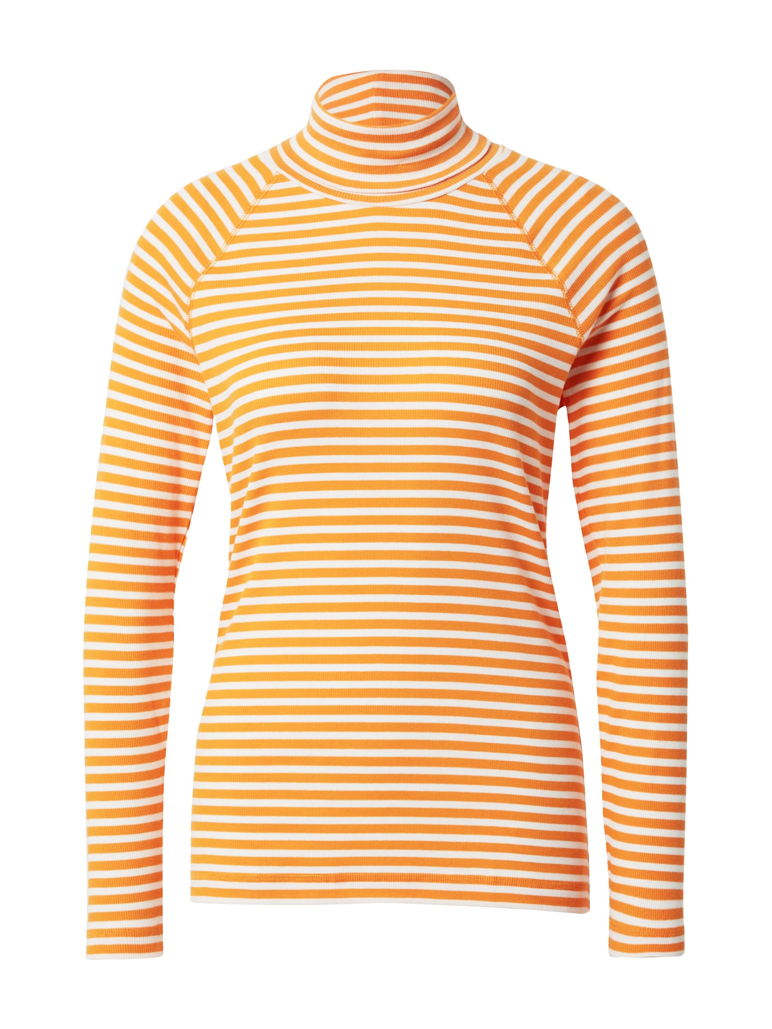 ESPRIT Majica  oranžna / bela