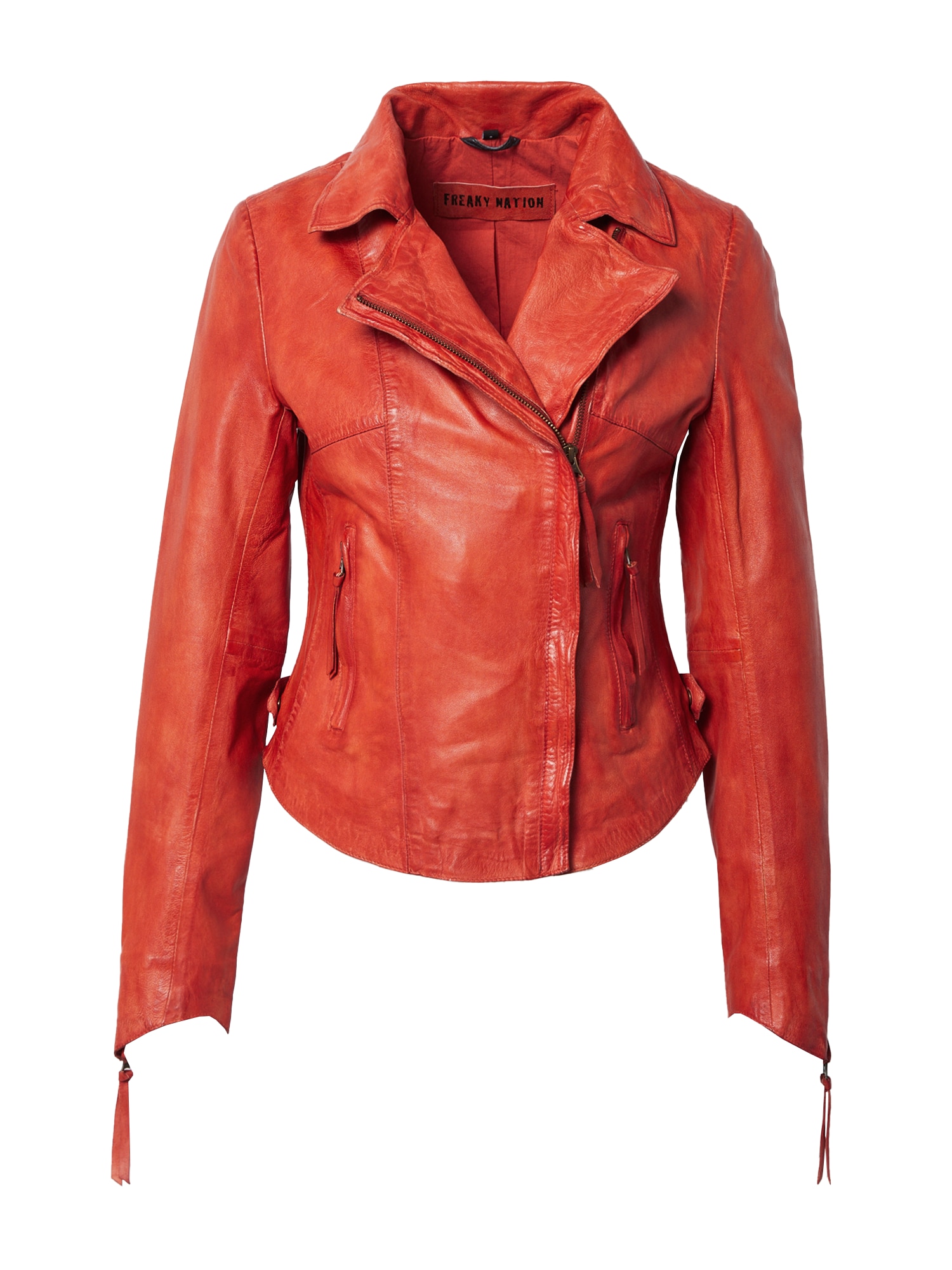 FREAKY NATION Prehodna jakna 'Ruby'  ognjeno rdeča