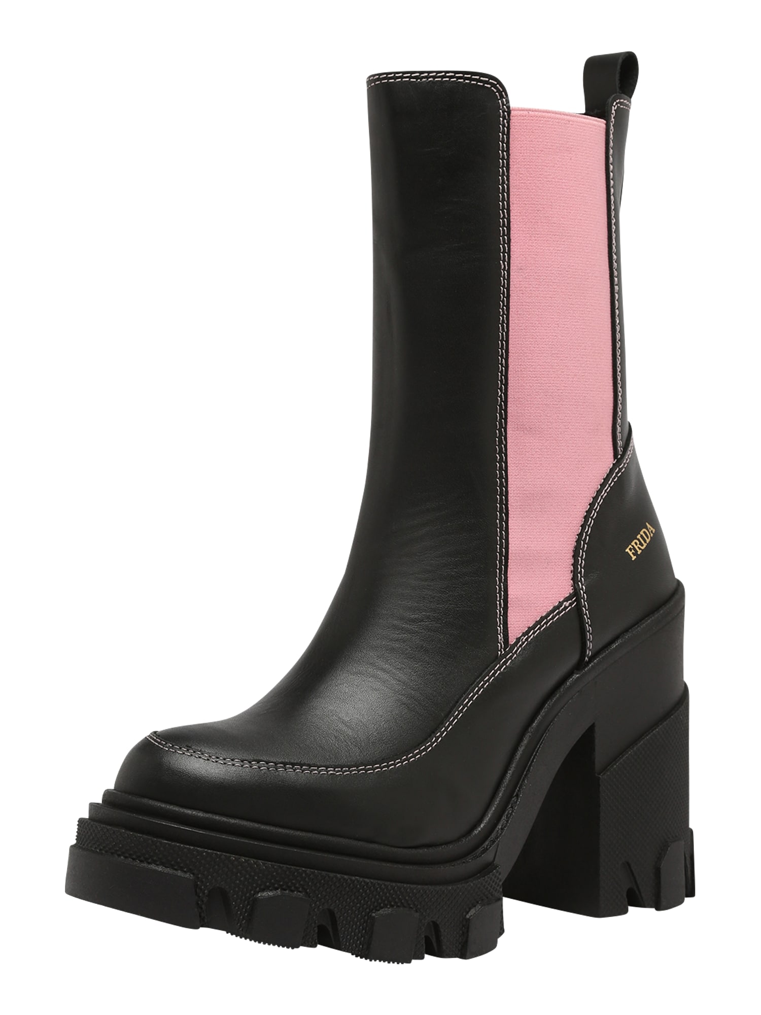 FRIDA by SCHOTT & BRINCK Chelsea škornji 'Adeefa'  svetlo roza / črna