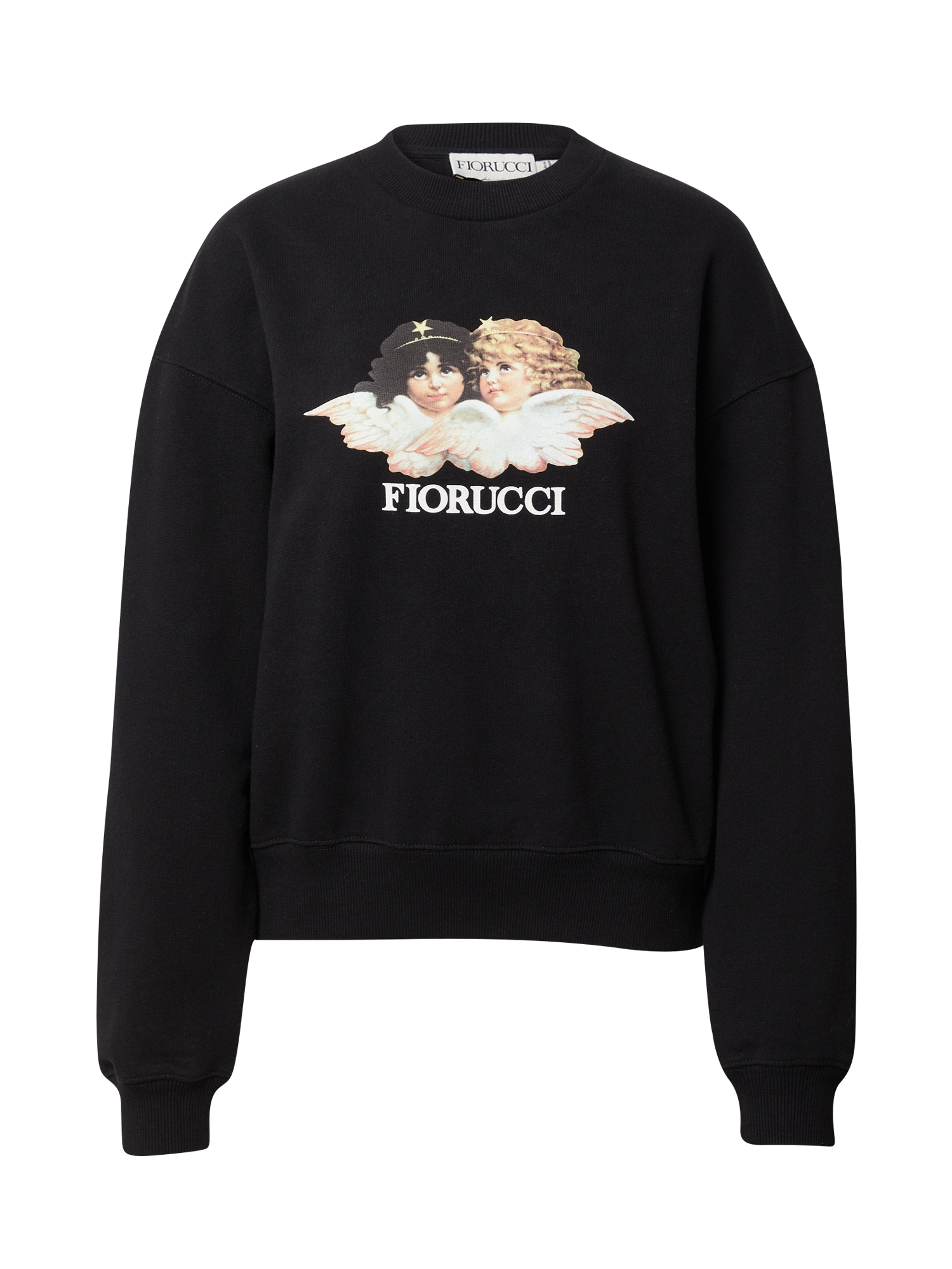 Fiorucci Majica  bež / svetlo rjava / črna / bela