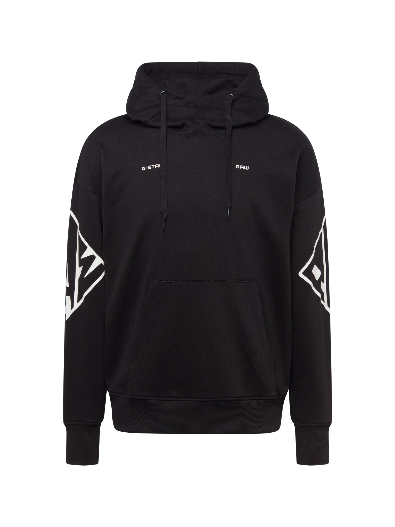 G-Star RAW Majica  črna / bela