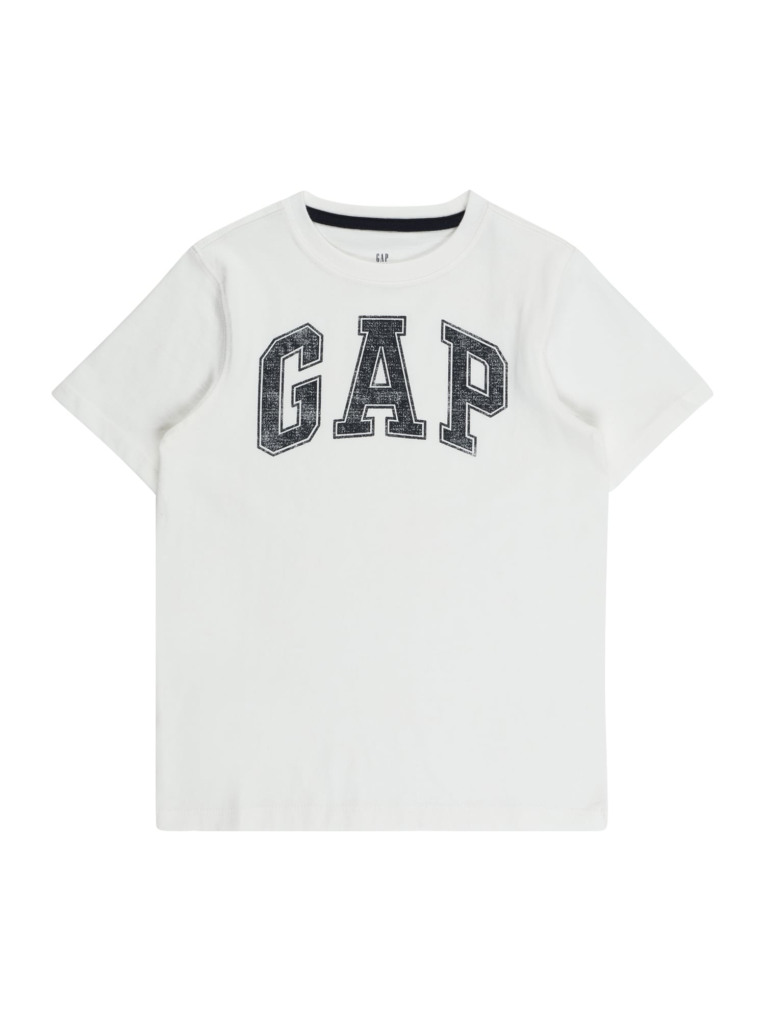 GAP Majica 'ARCH SCREEN'  črna / off-bela