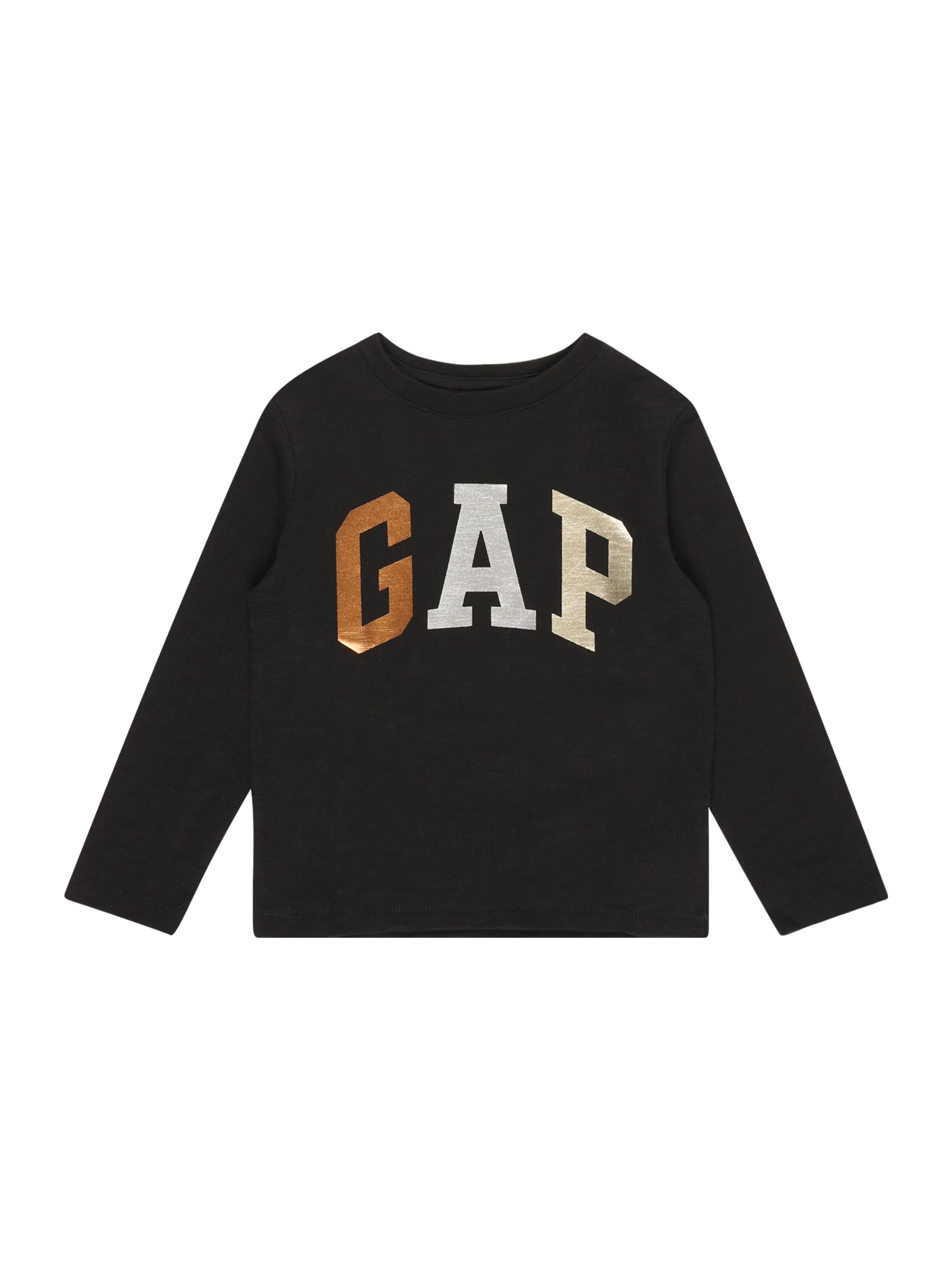 GAP Majica 'BETTER'  bronasta / zlata / črna / srebrna