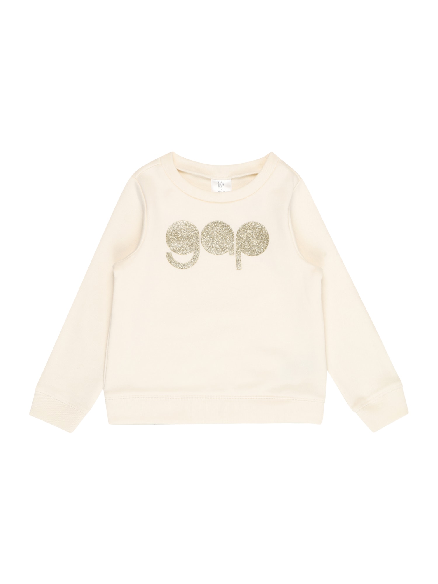 GAP Majica  zlata / off-bela