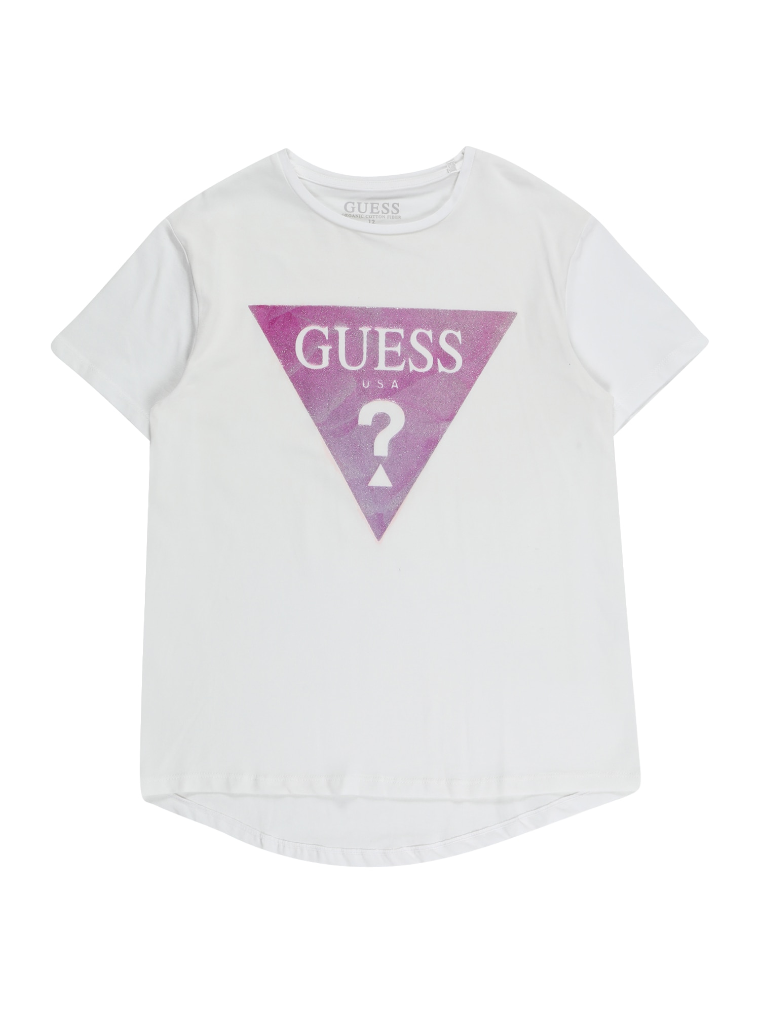 GUESS Majica  lila / bela
