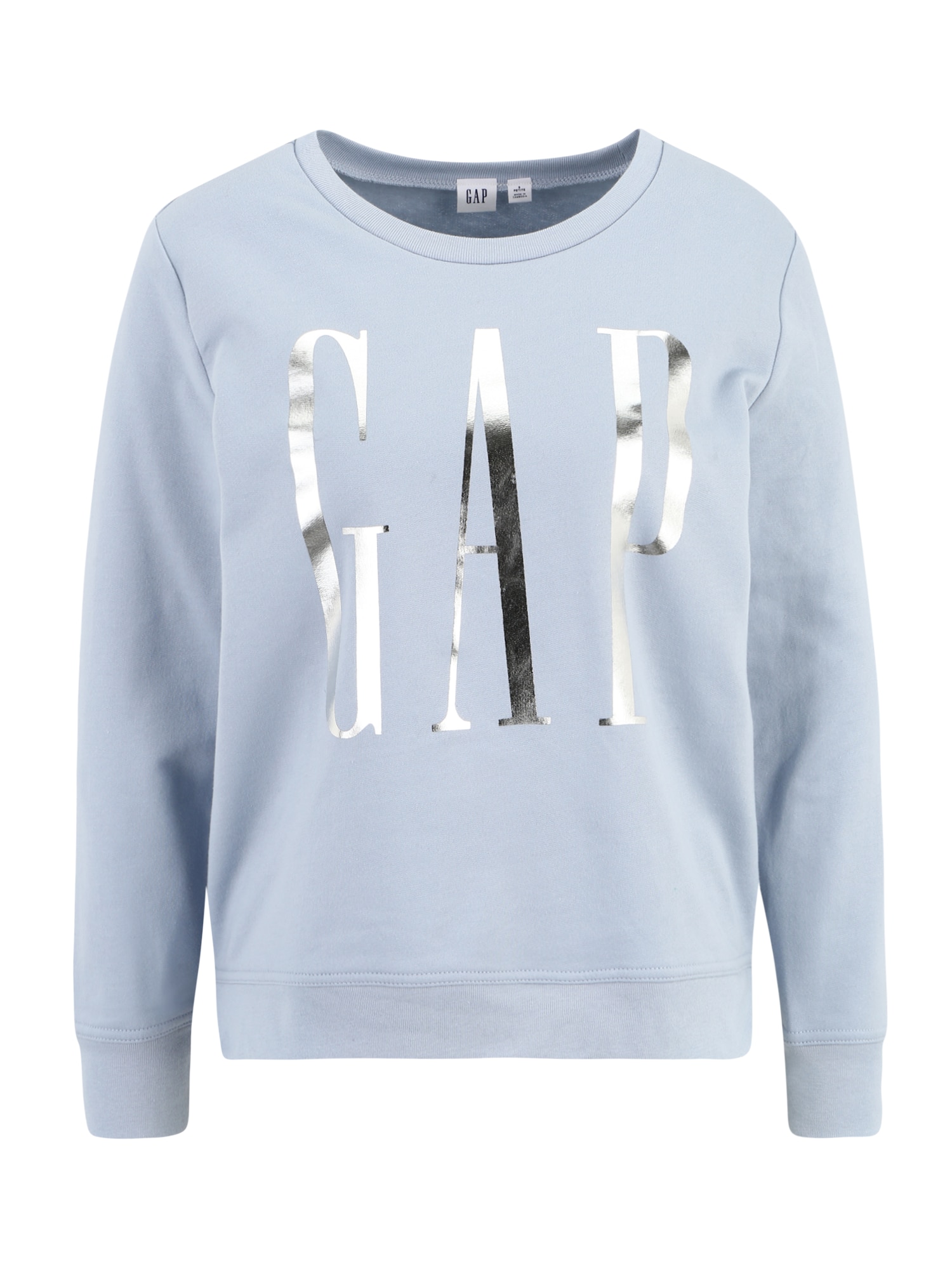 Gap Tall Majica  svetlo modra / srebrna