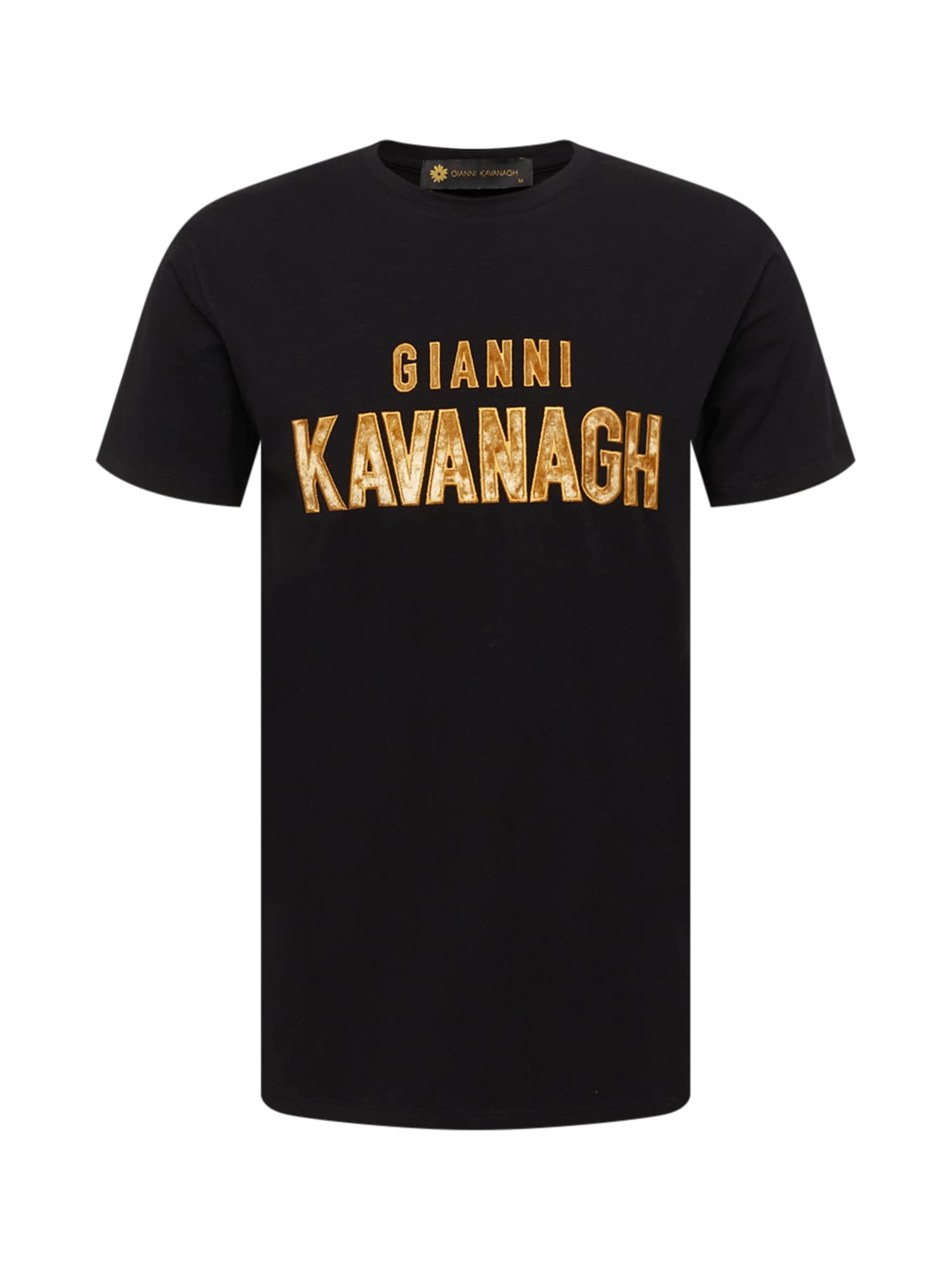 Gianni Kavanagh Majica  zlato-rumena / črna