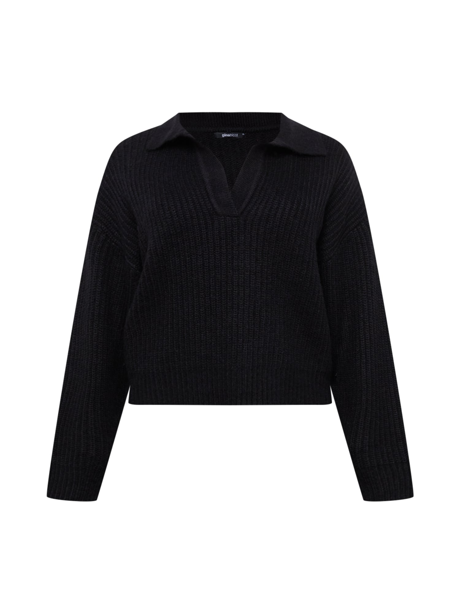 Gina Tricot Curve Pulover 'Lottie'  črna