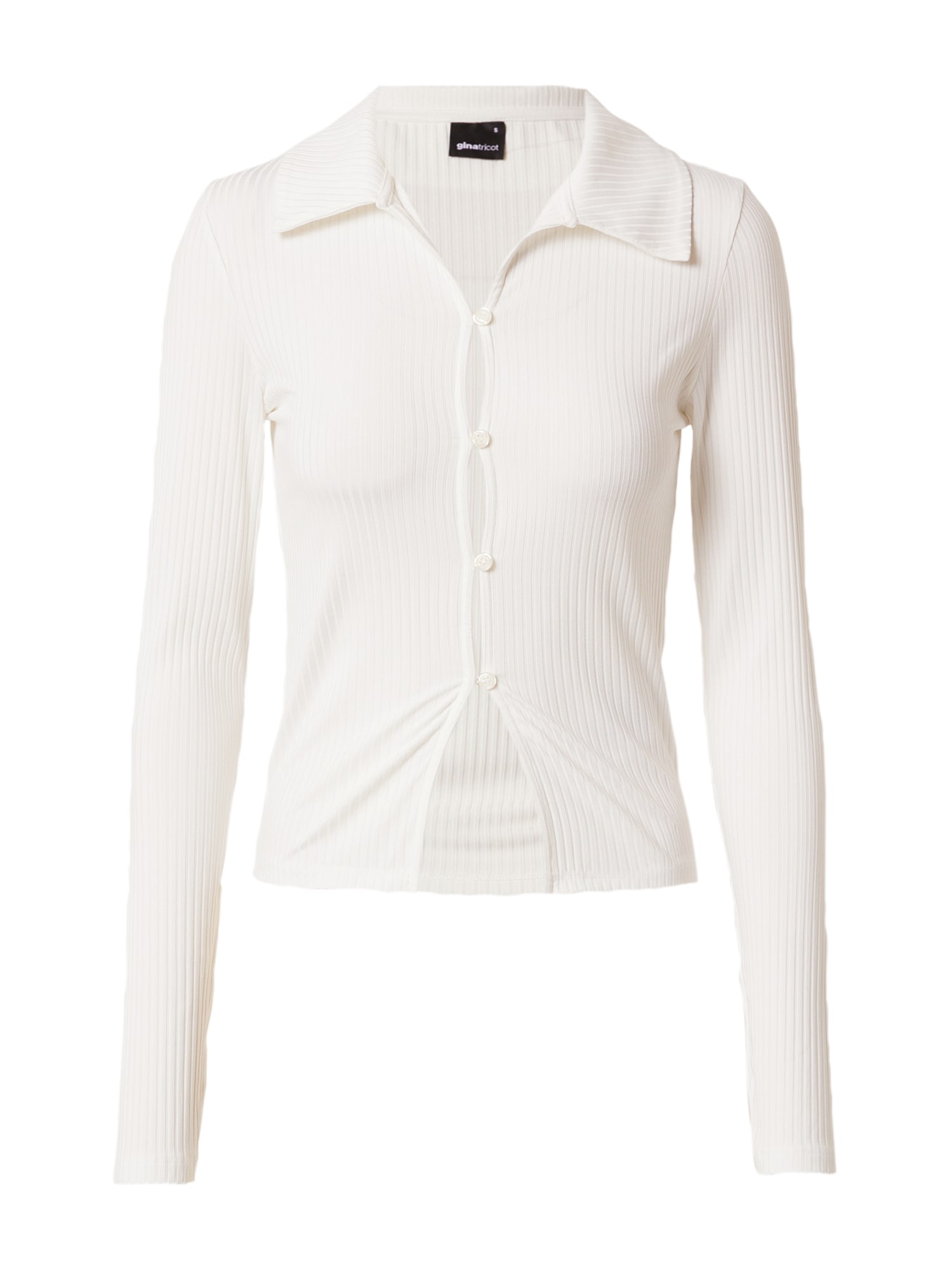 Gina Tricot Pletena jopa 'Cassie'  off-bela