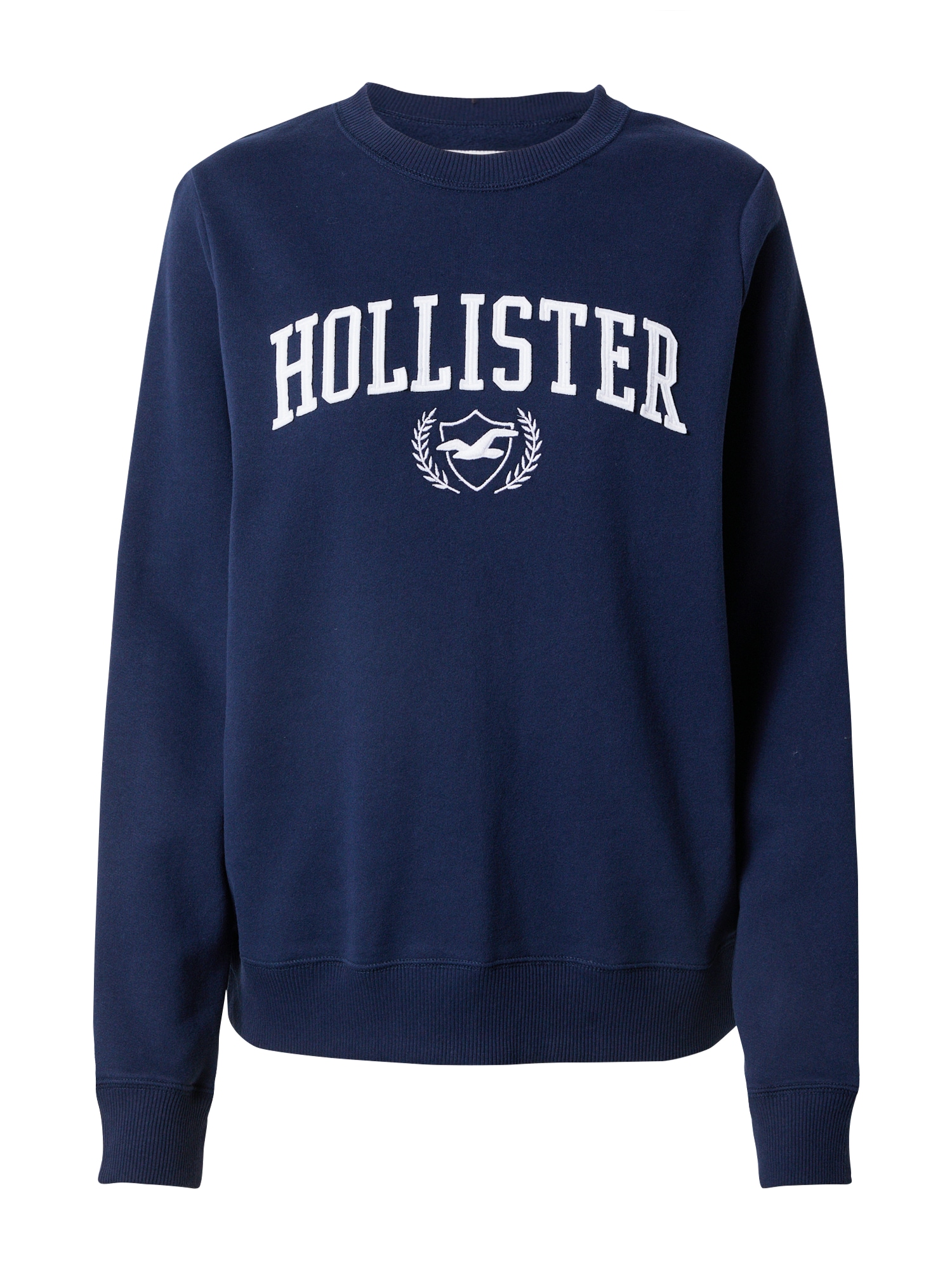 HOLLISTER Majica  mornarska / bela