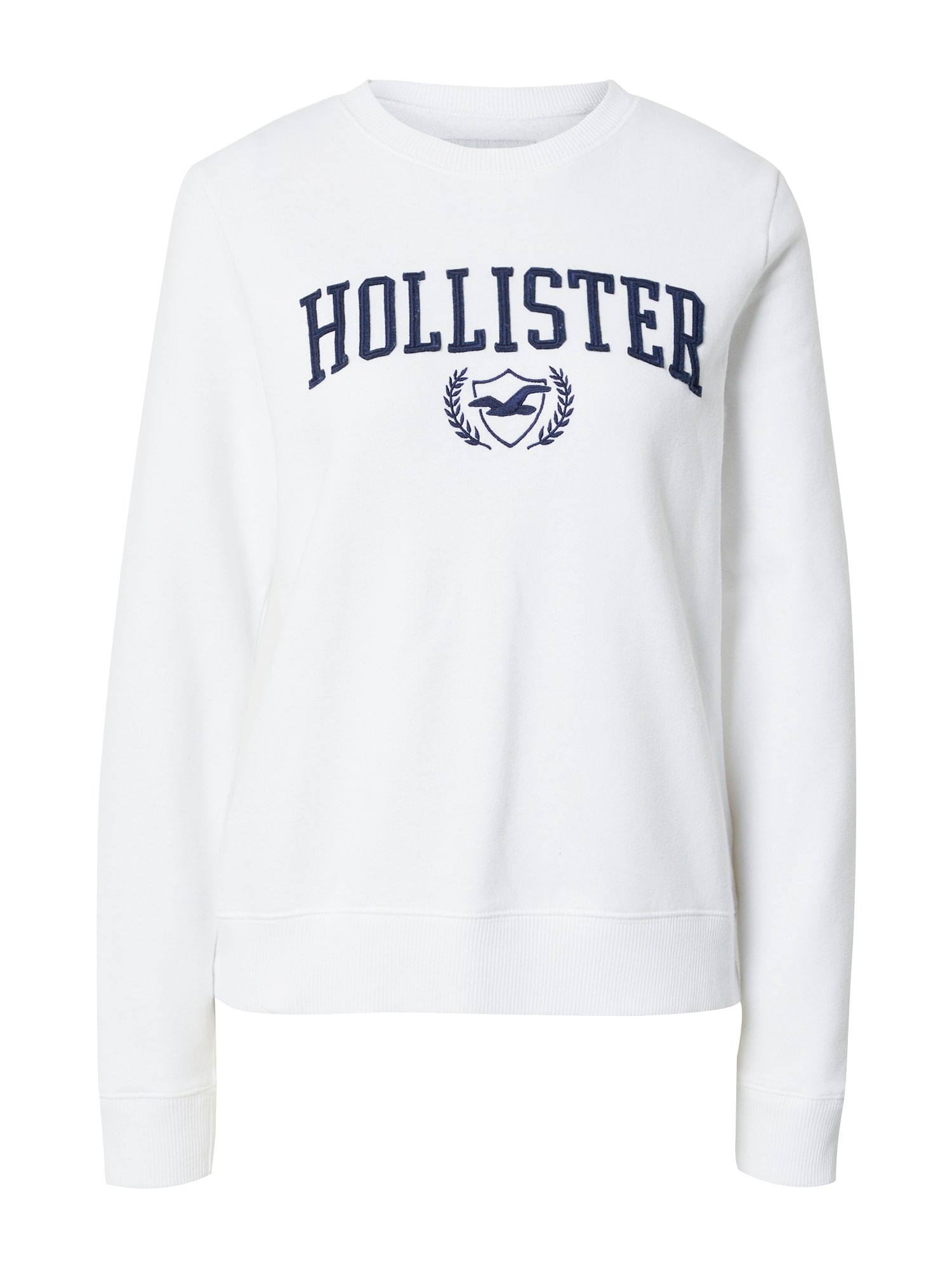HOLLISTER Majica  mornarska / bela