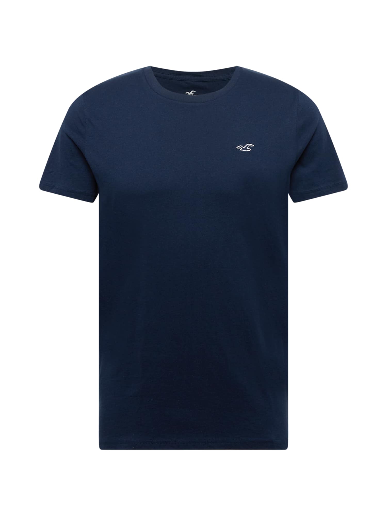 HOLLISTER Majica  nočno modra / bela