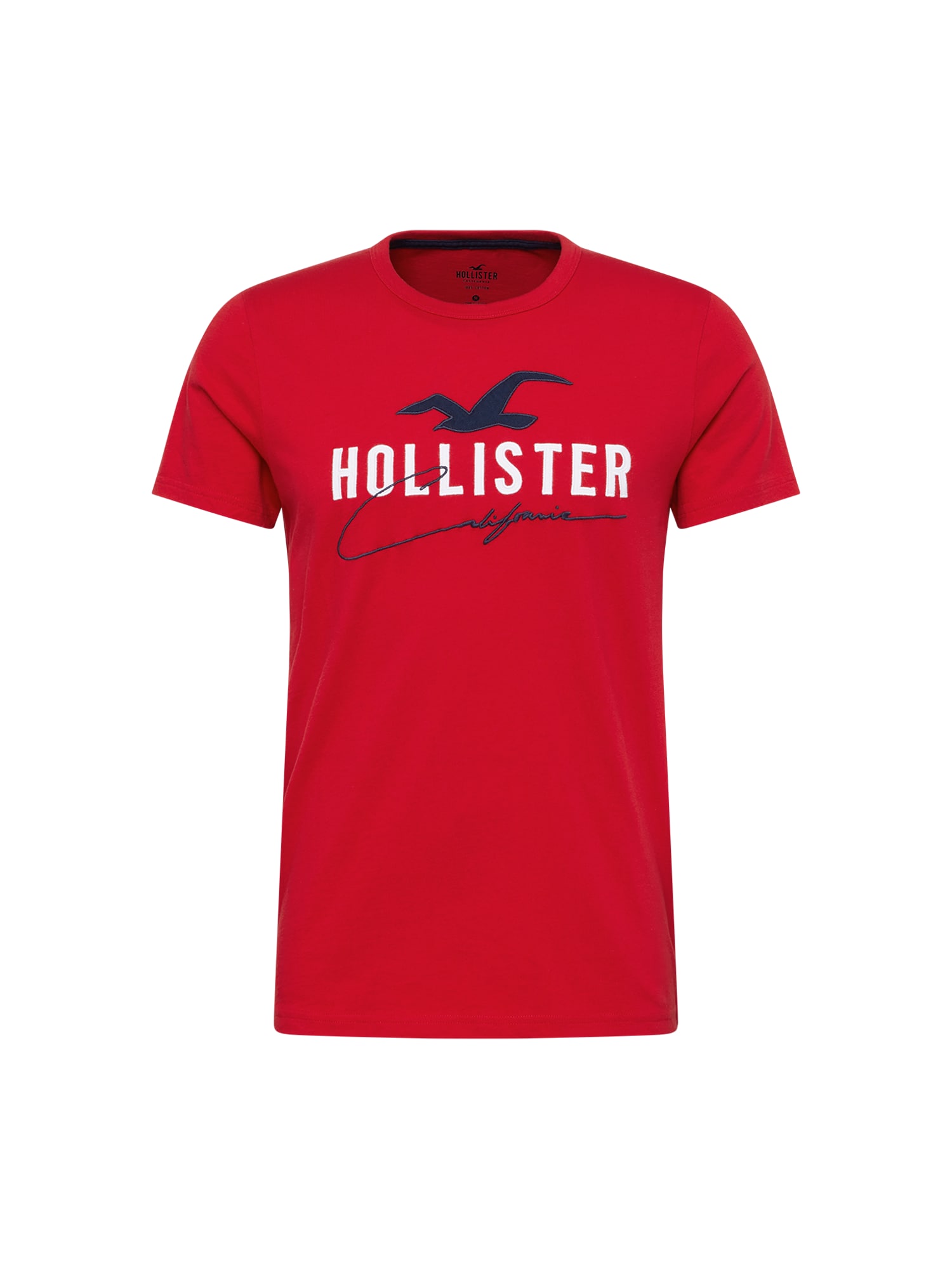 HOLLISTER Majica  nočno modra / rdeča / bela