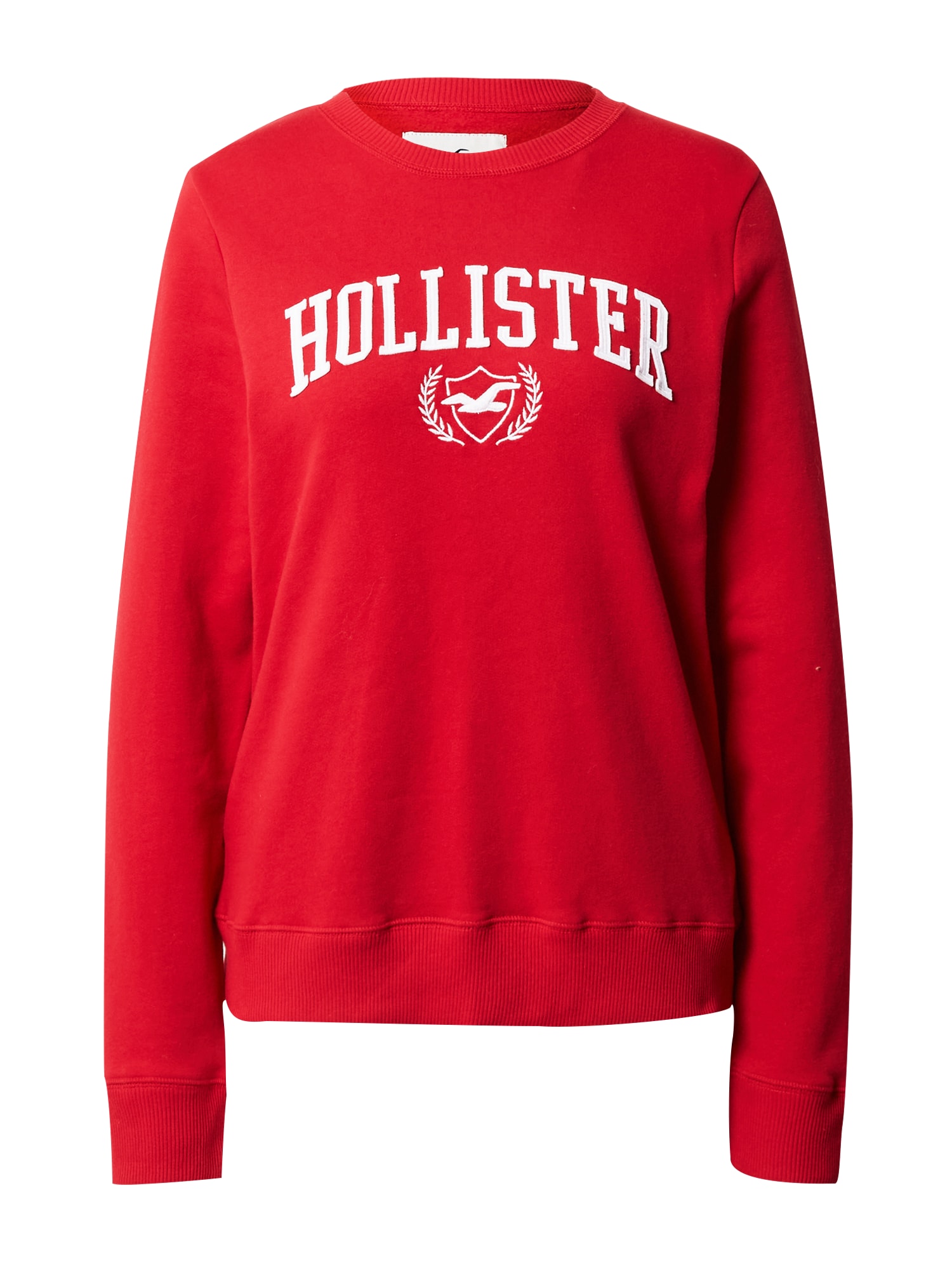 HOLLISTER Majica  rdeča / bela