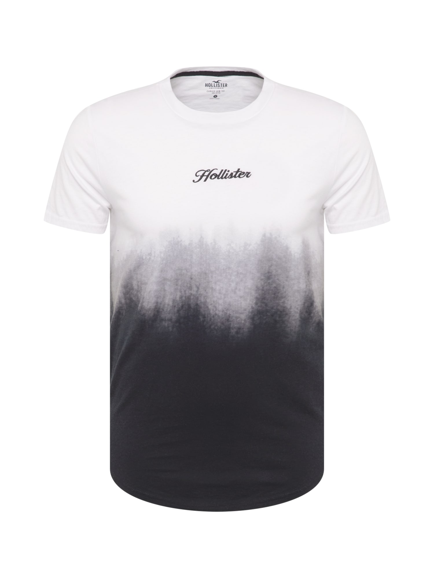 HOLLISTER Majica  siva / črna / bela