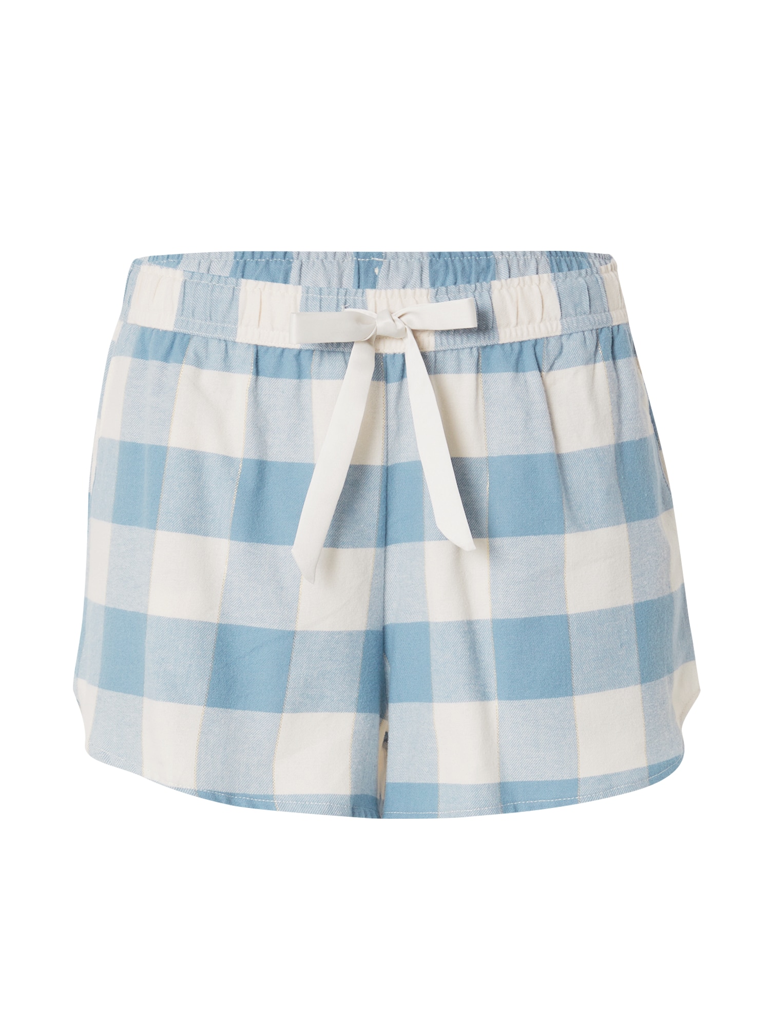 Hunkemöller Spodnji del pižame  kremna / dimno modra