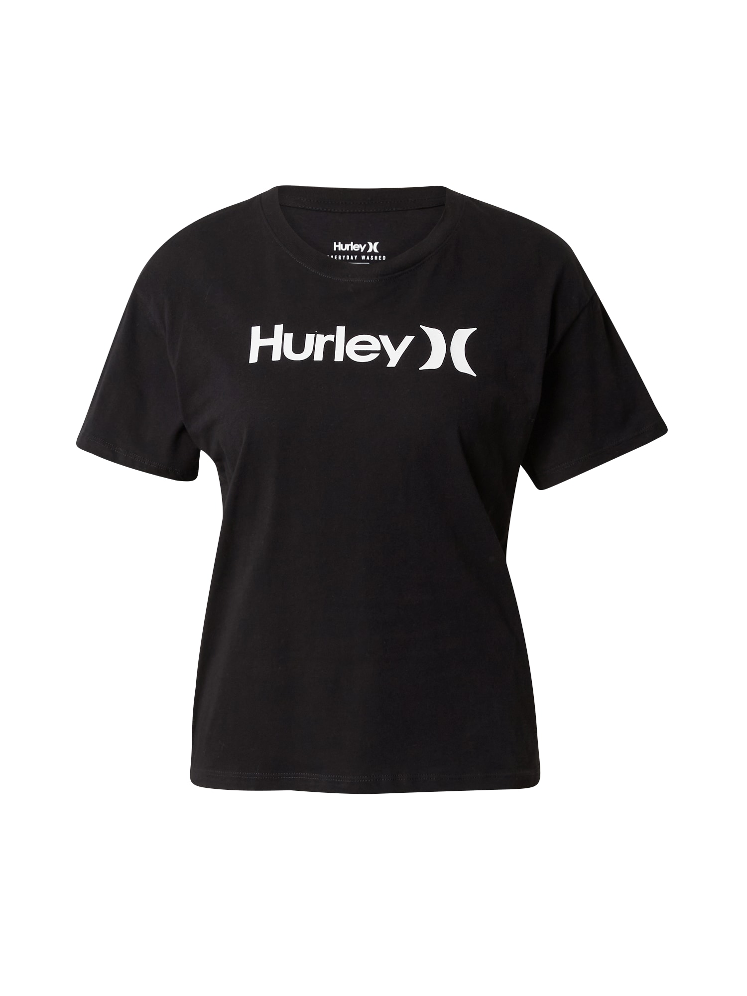 Hurley Funkcionalna majica  črna / bela