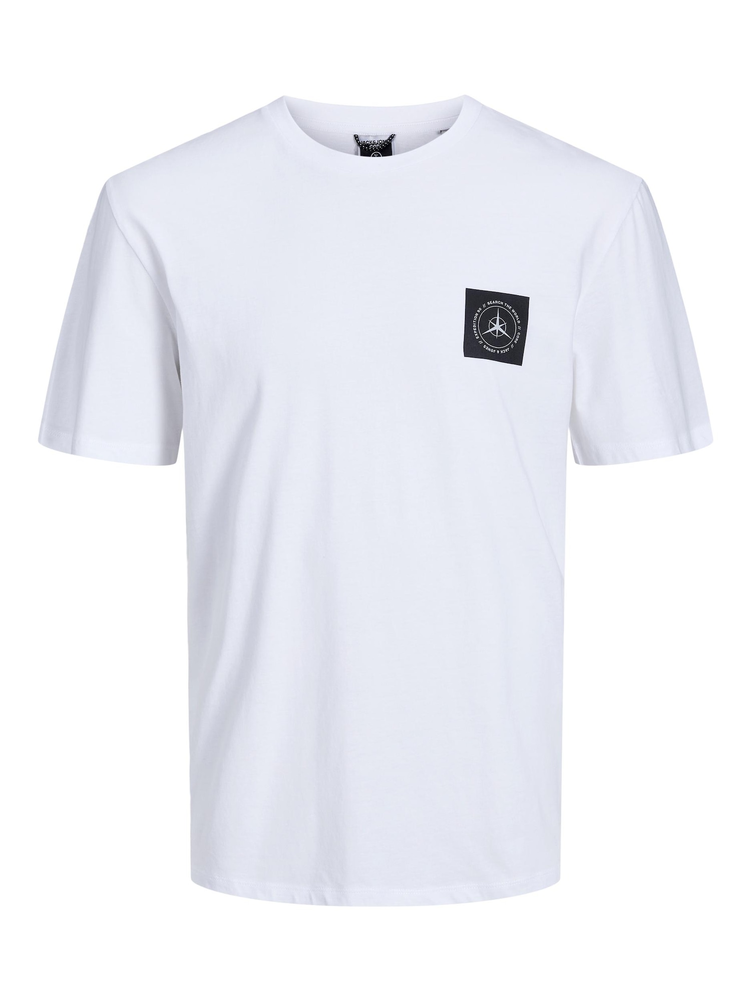 JACK & JONES Majica 'Filo'  bež / modra / črna / bela