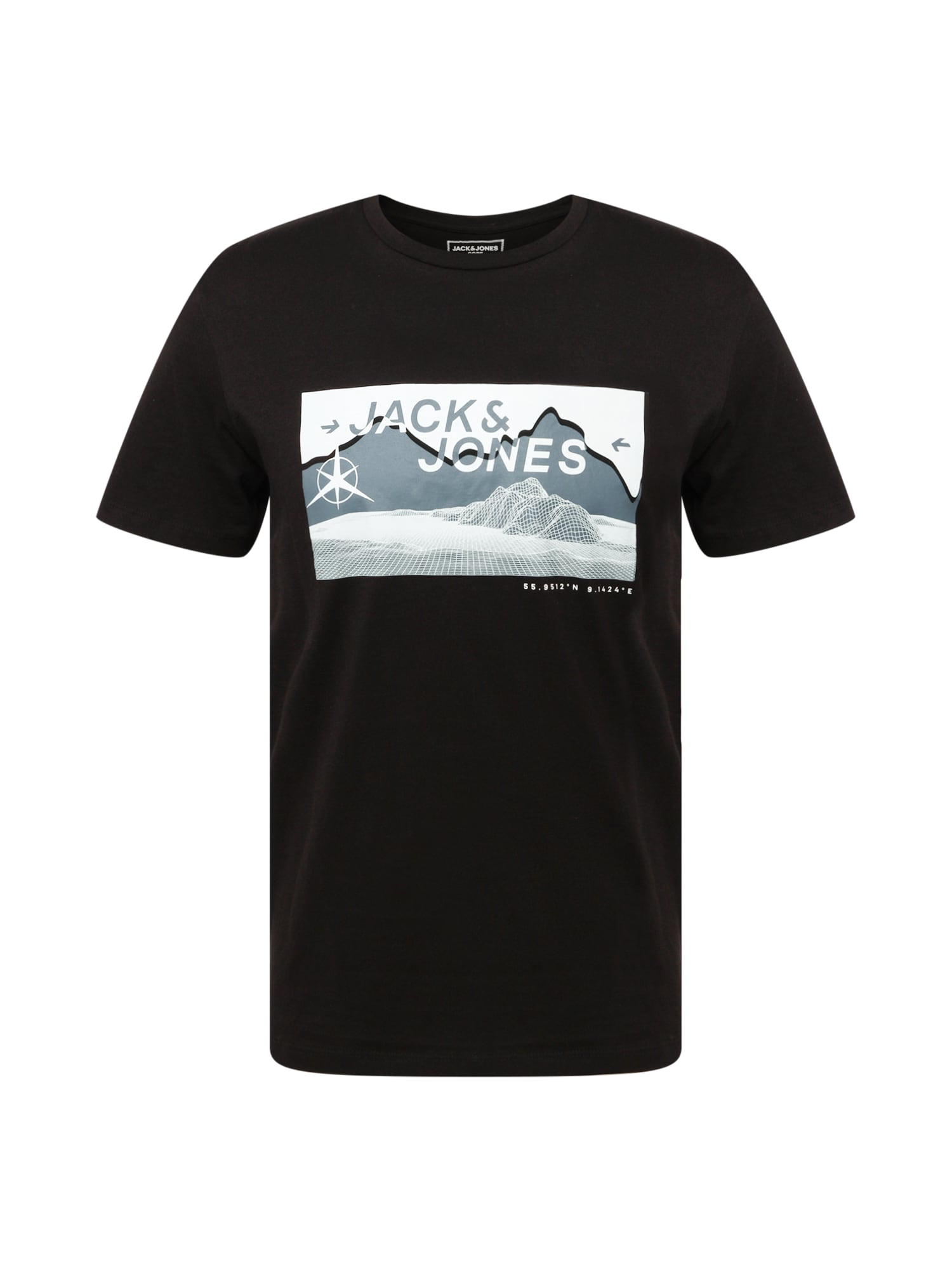 JACK & JONES Majica  mešane barve / črna