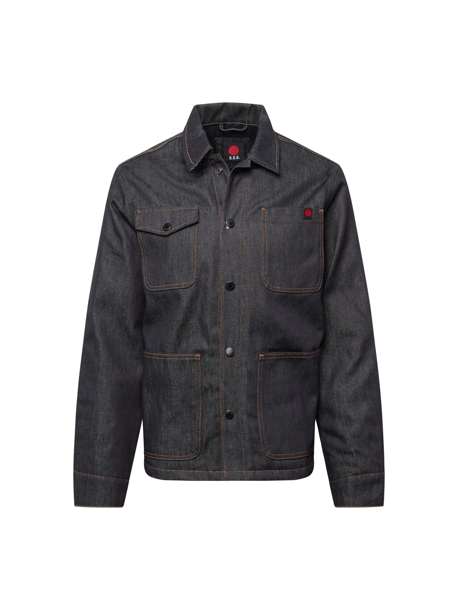 JACK & JONES Prehodna jakna 'Joe Worker'  modra / rdeča / črna