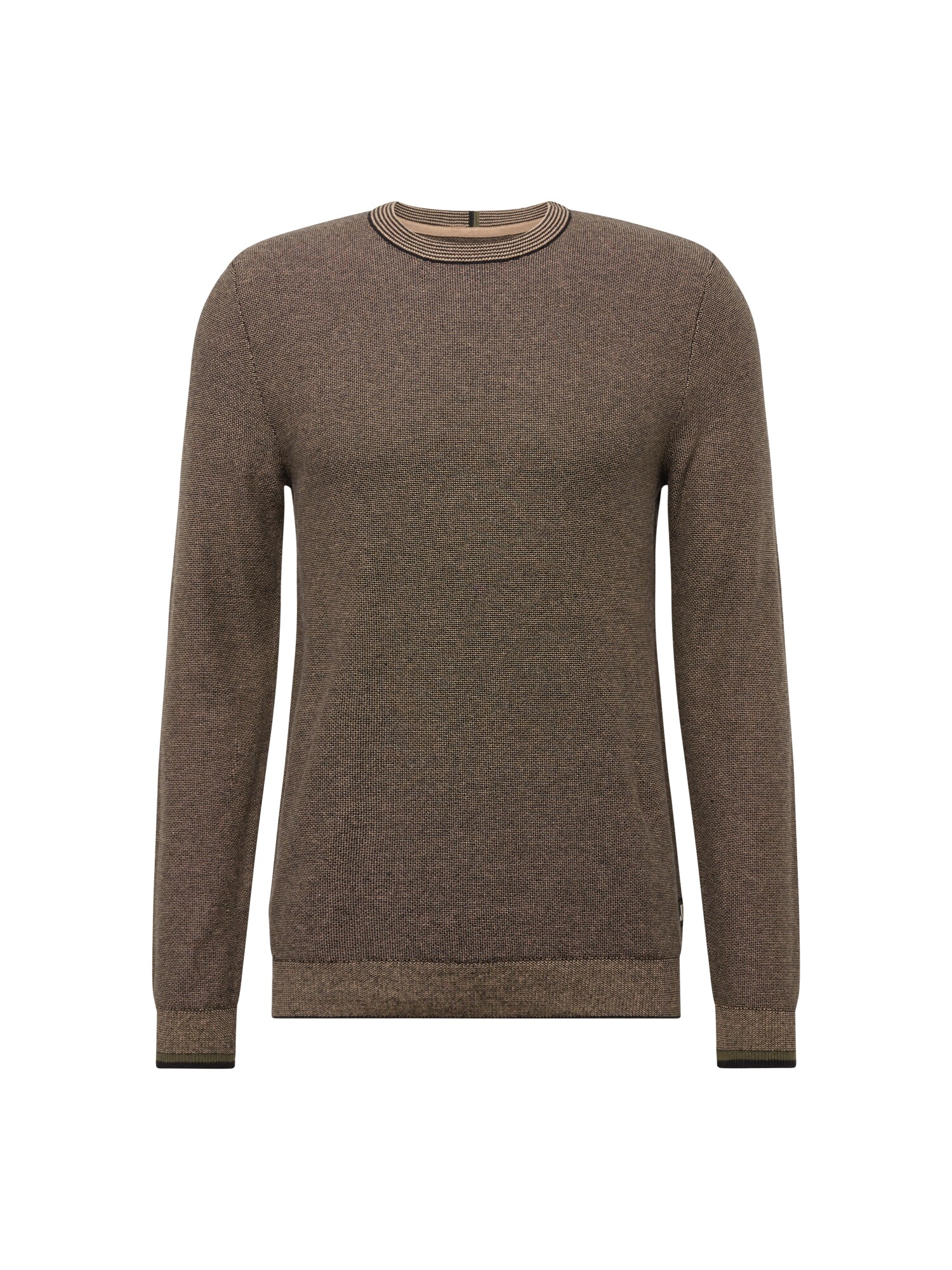 JACK & JONES Pulover 'LOGAN'  chamois / temno bež