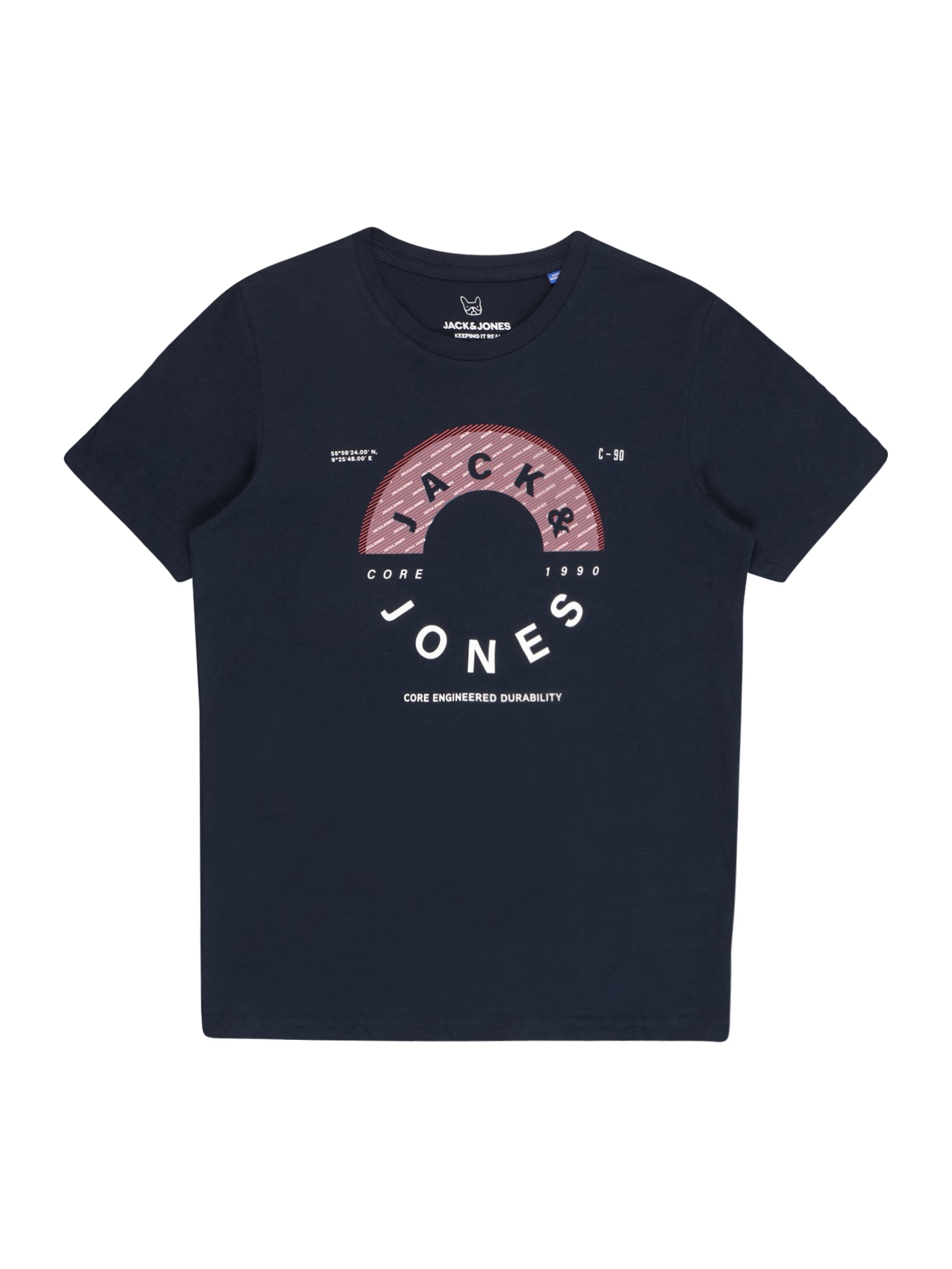 Jack & Jones Junior Majica 'FRIDAY'  mornarska / roza / bela