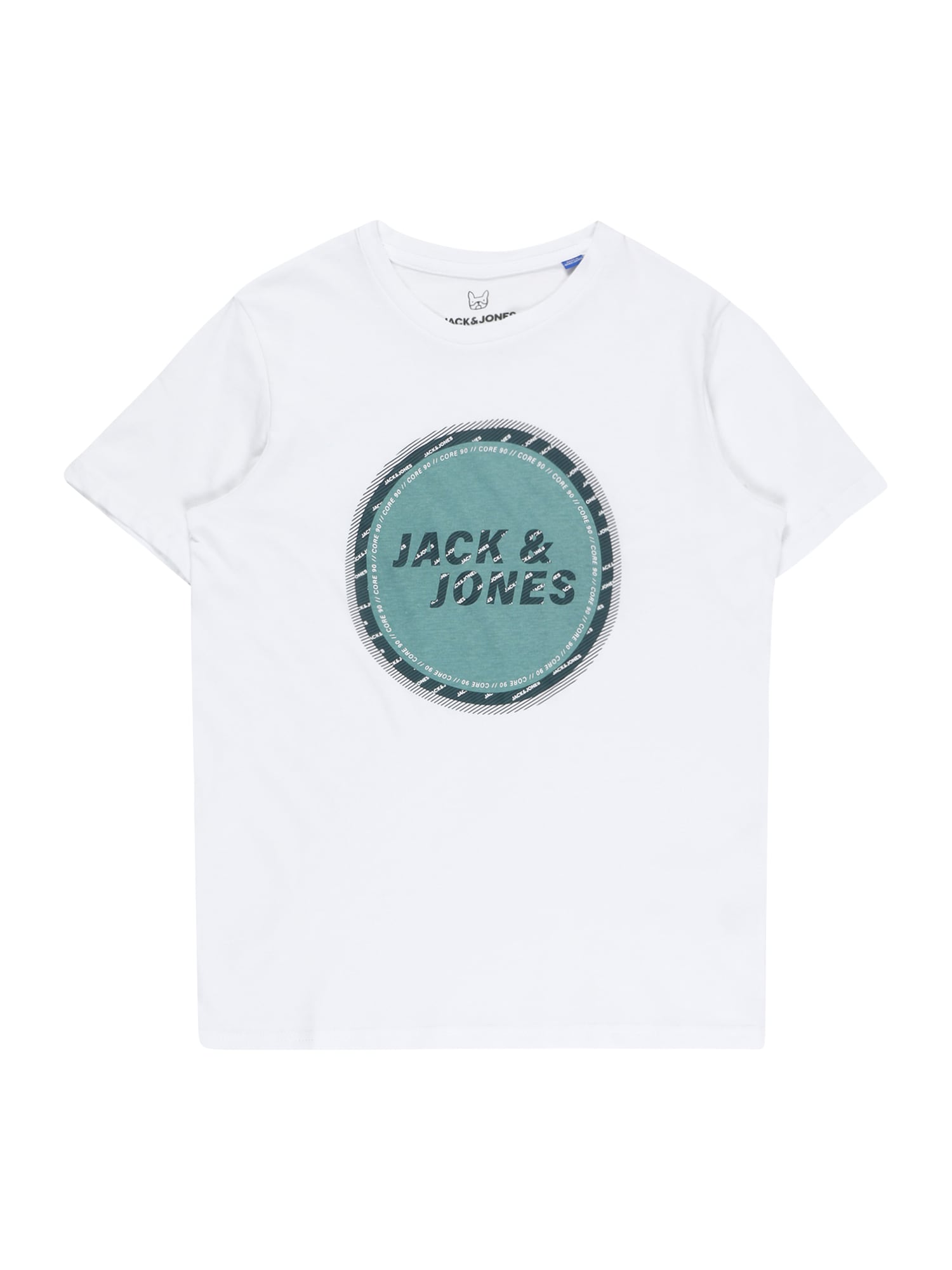 Jack & Jones Junior Majica 'FRIDAY'  petrol / žad / črna / bela