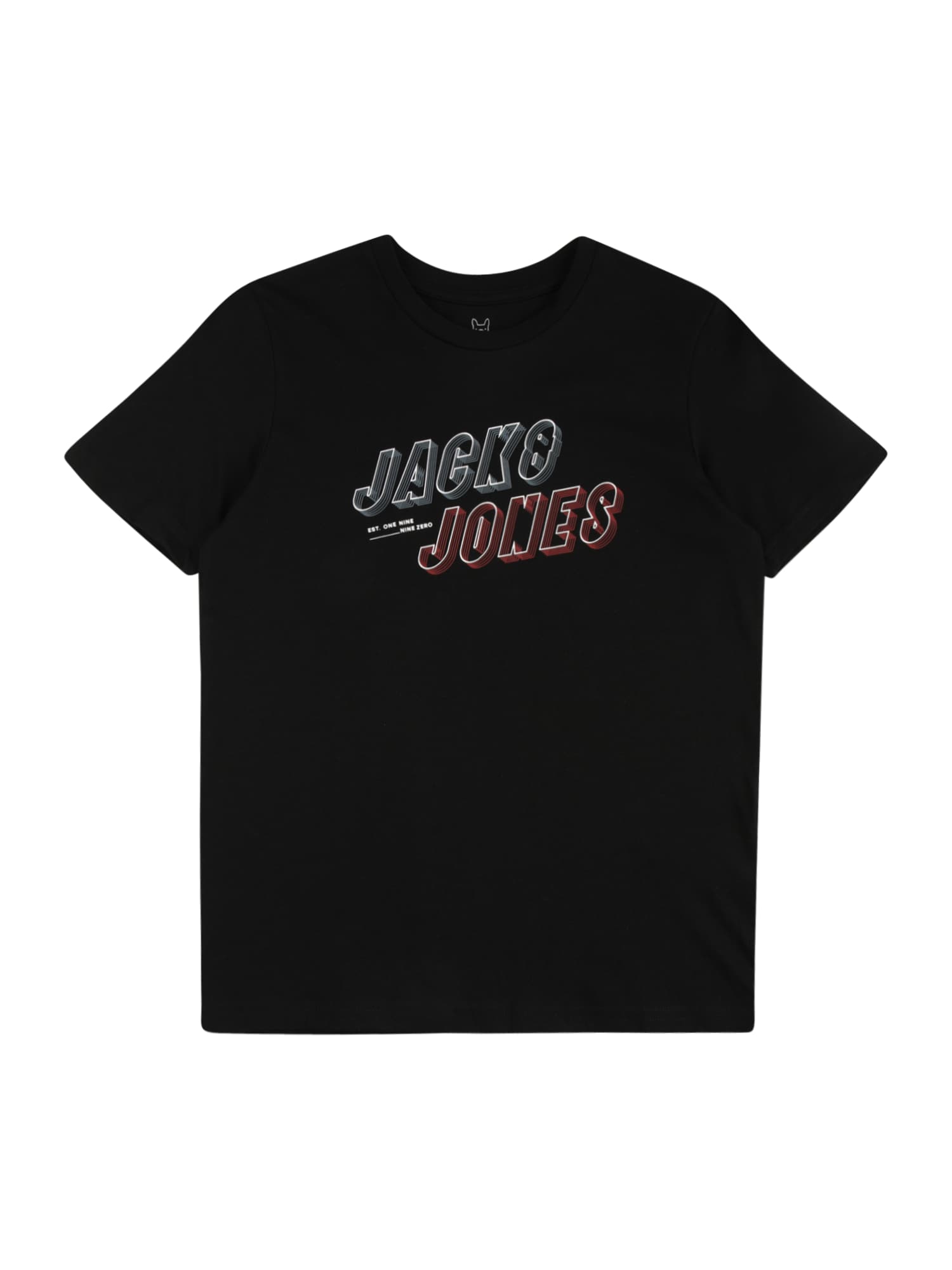 Jack & Jones Junior Majica 'FRIDAY'  rdeča / črna / bela
