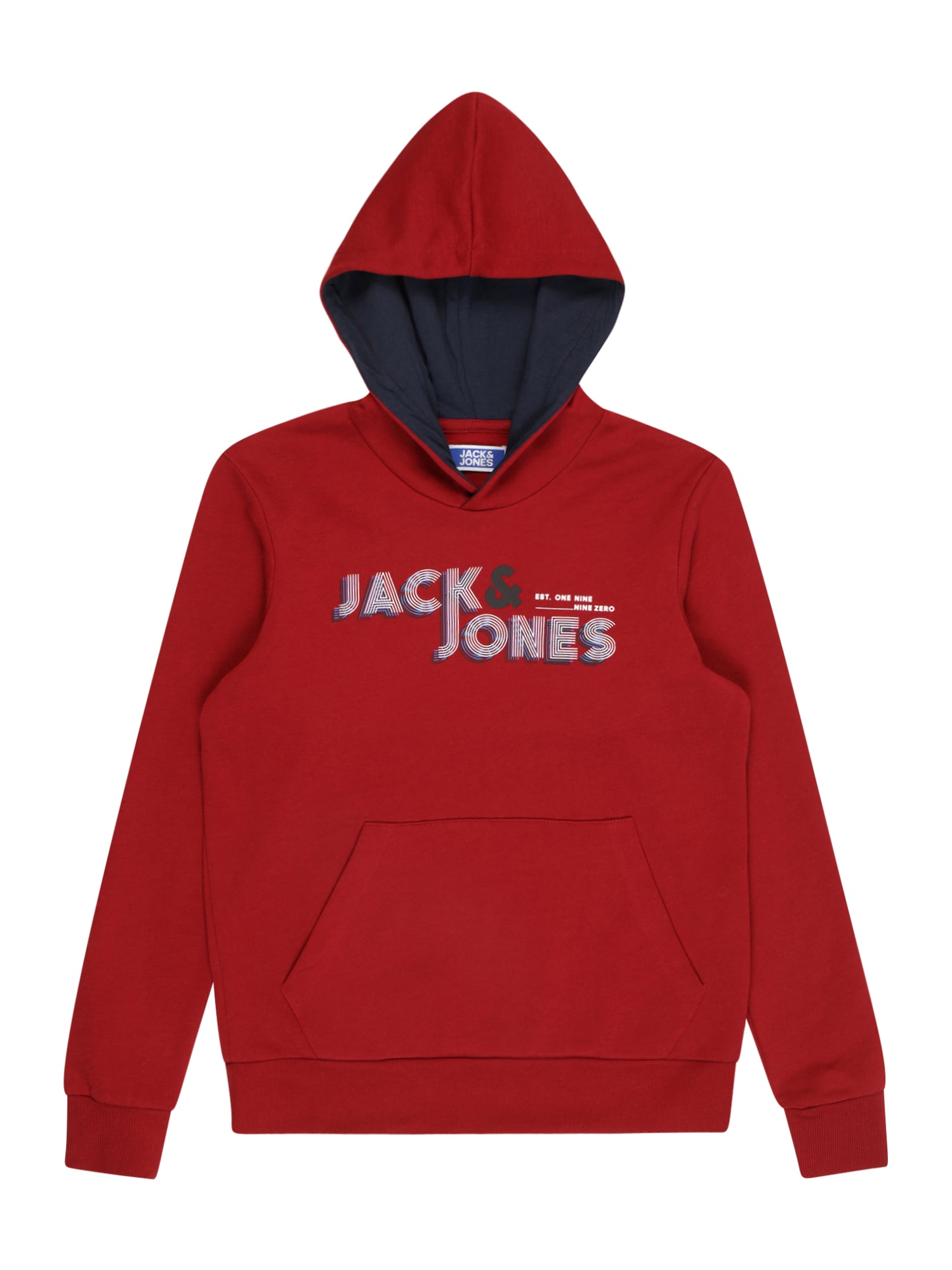 Jack & Jones Junior Majica 'Friday'  mornarska / rdeča / črna / bela