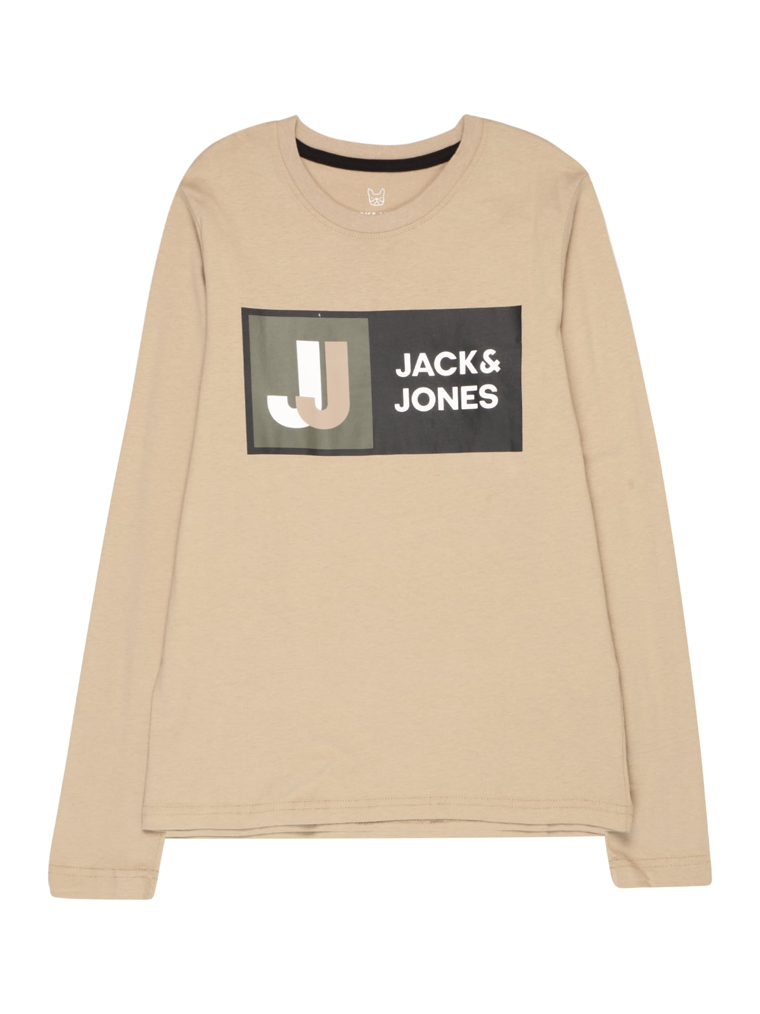 Jack & Jones Junior Majica 'LOGAN'  bež / antracit / kaki / bela