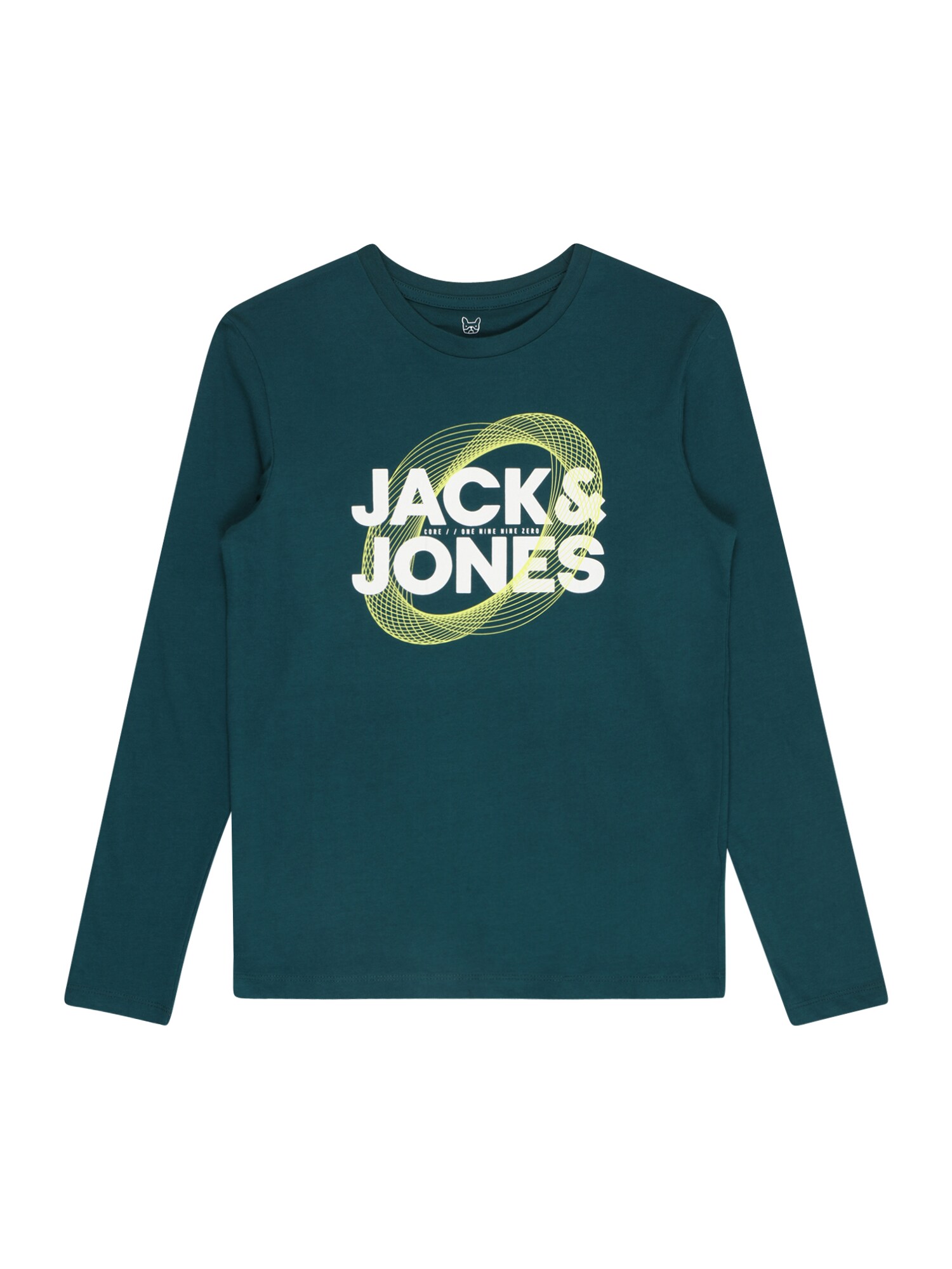 Jack & Jones Junior Majica 'LUCA'  jabolko / temno zelena / bela